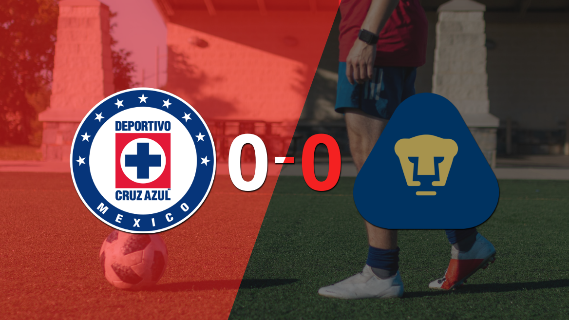 Cero a cero terminó el partido entre Cruz y Pumas UNAM - Infobae