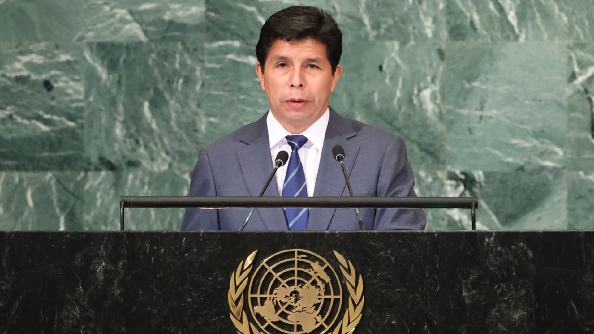 Pedro Castillo at the UN.
