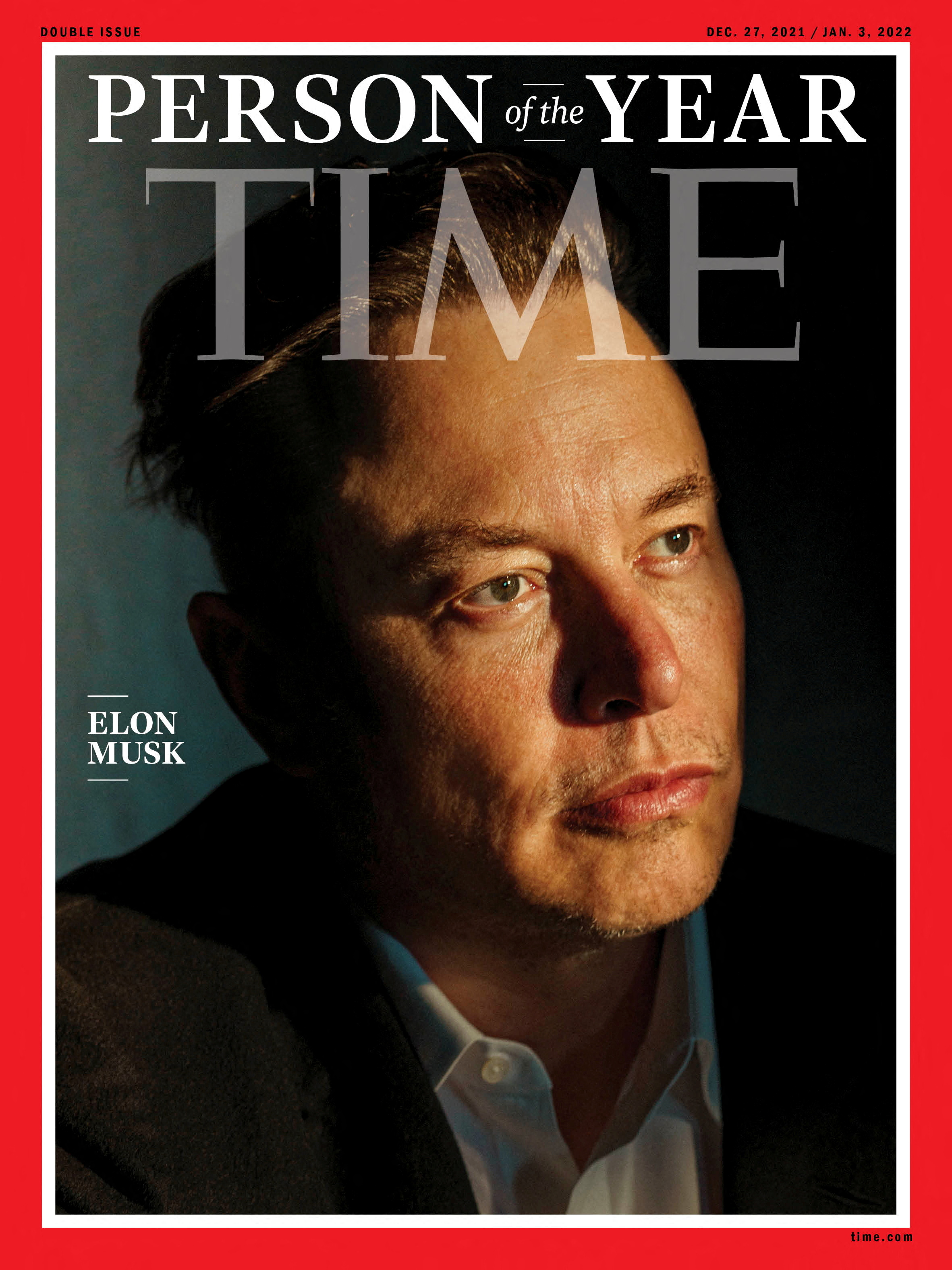 La revista estadounidense Time nombró a Musk como la personalidad del año (Foto: REUTERS)