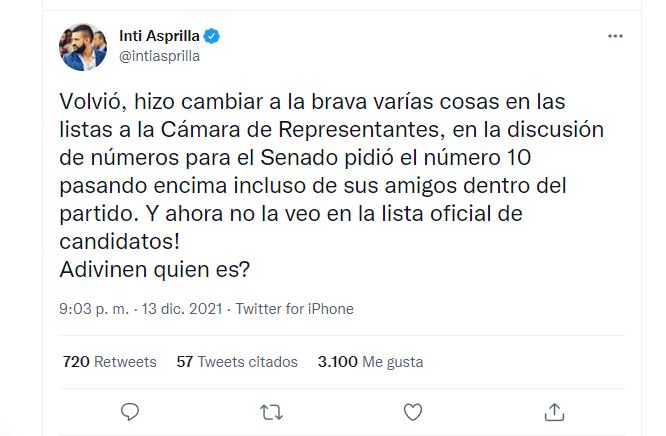 Asprilla / Twitter
