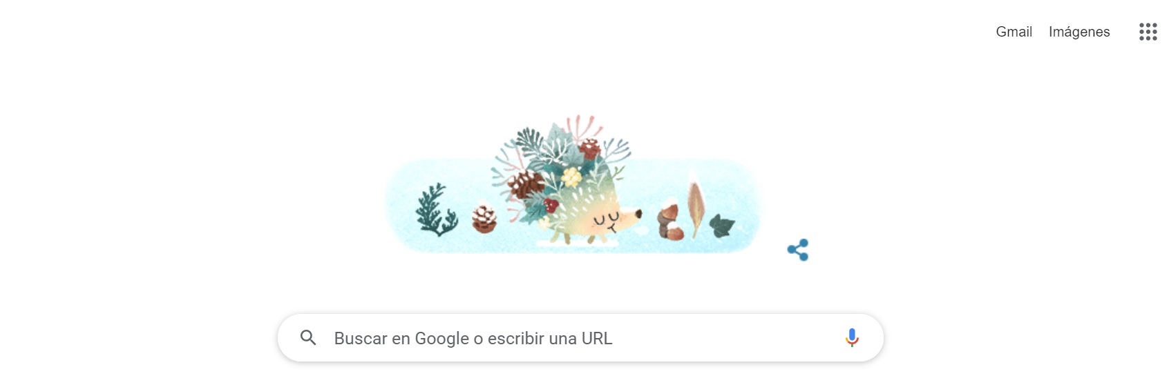 This is the doodle with which Google remembers the onset of winter in the southern hemisphere