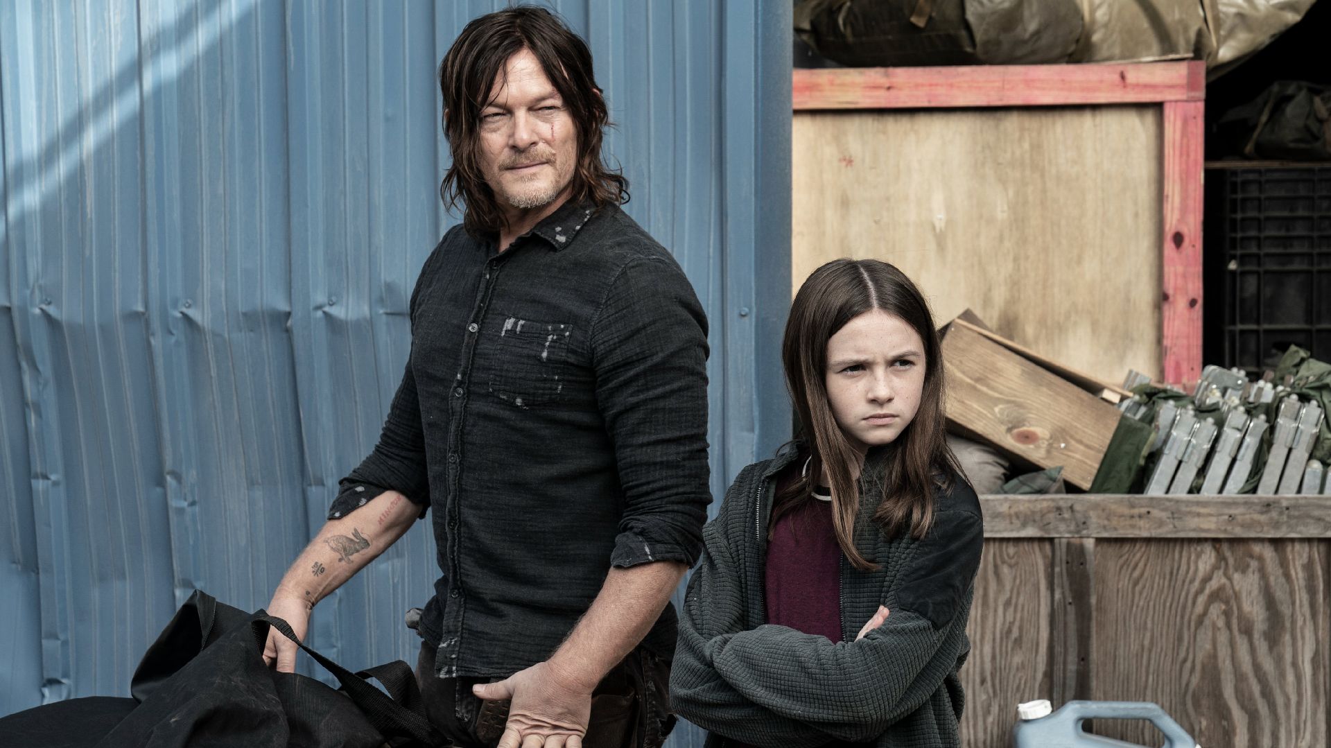 La última temporada de "The Walking Dead" se enfocará en el vínculo de Daryl y la pequeña Judith. (AMC)