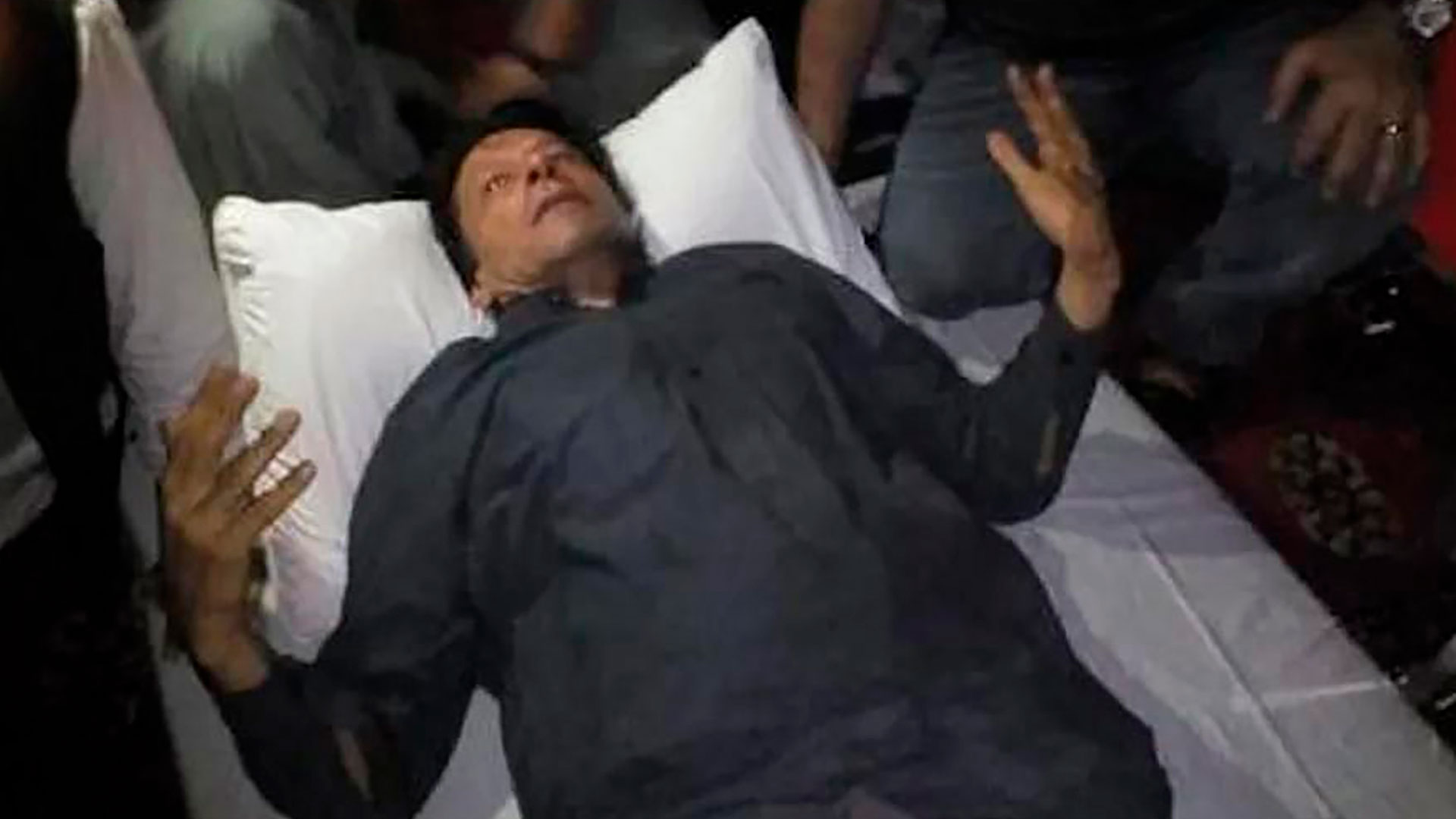 El ex primer ministro Imran Khan herido (AP)