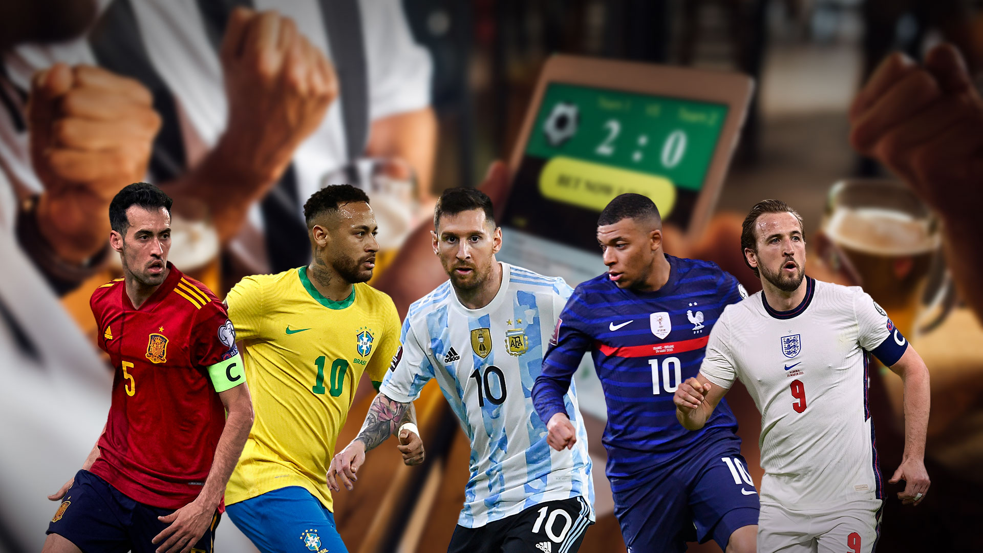España, Brasil, Argentina, Francia e Inglaterra están entre los favoritos para ganar el Mundial de Qatar 2022.