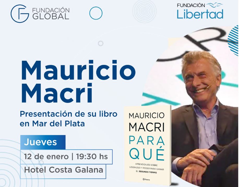 Mauricio Macri presentará su libro en Mar del Plata