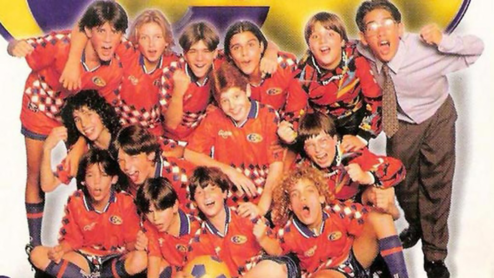 El elenco de Cebollitas, la exitosa tira dirigida por Víctor Stellay Mono Flores que se emitió por la pantalla de Telefe entre 1997 y 1998
