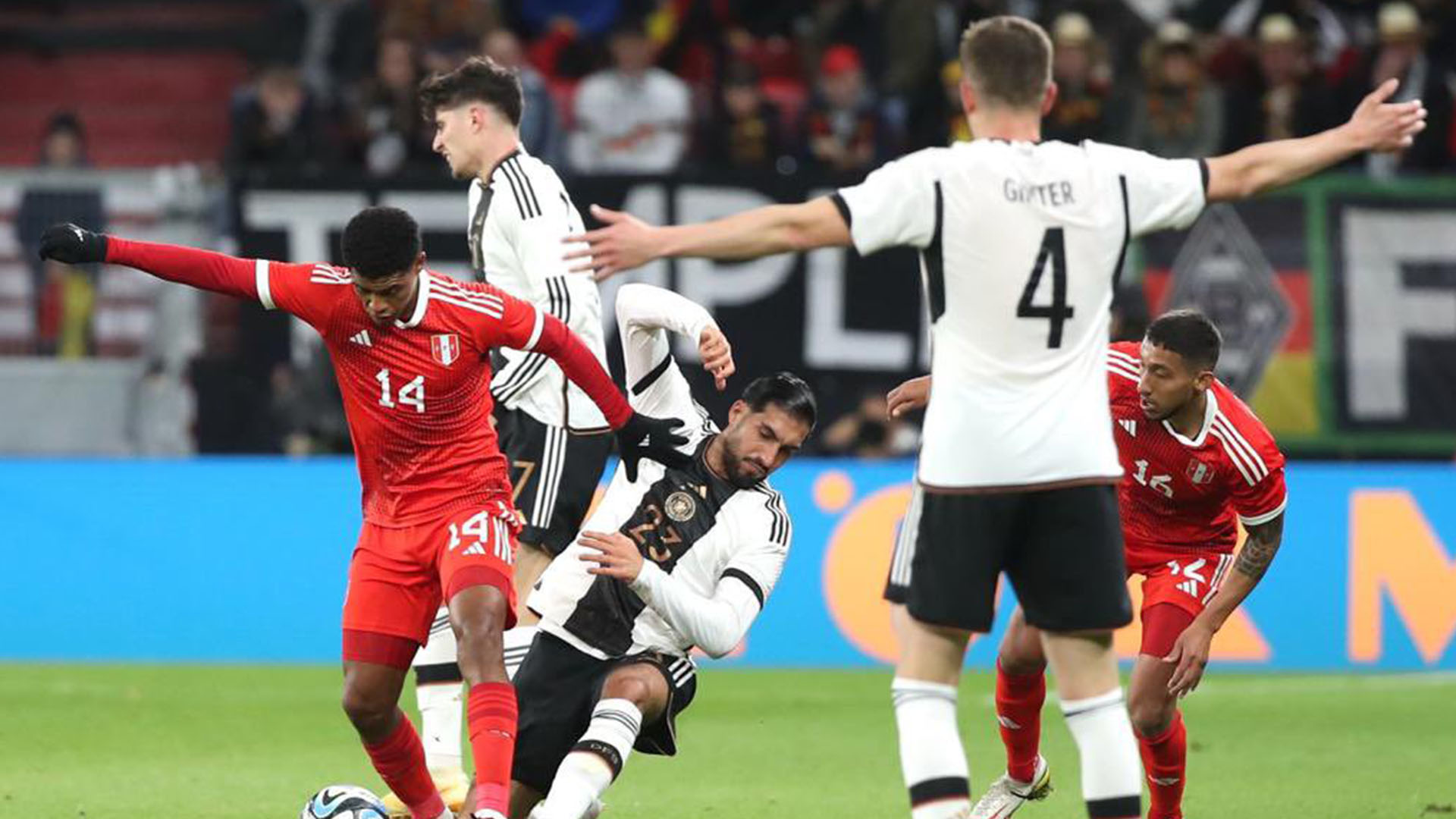 Perú perdió por 2-0 ante Alemania en el primer amistosos de ambas selecciones en el 2023. (FPF)