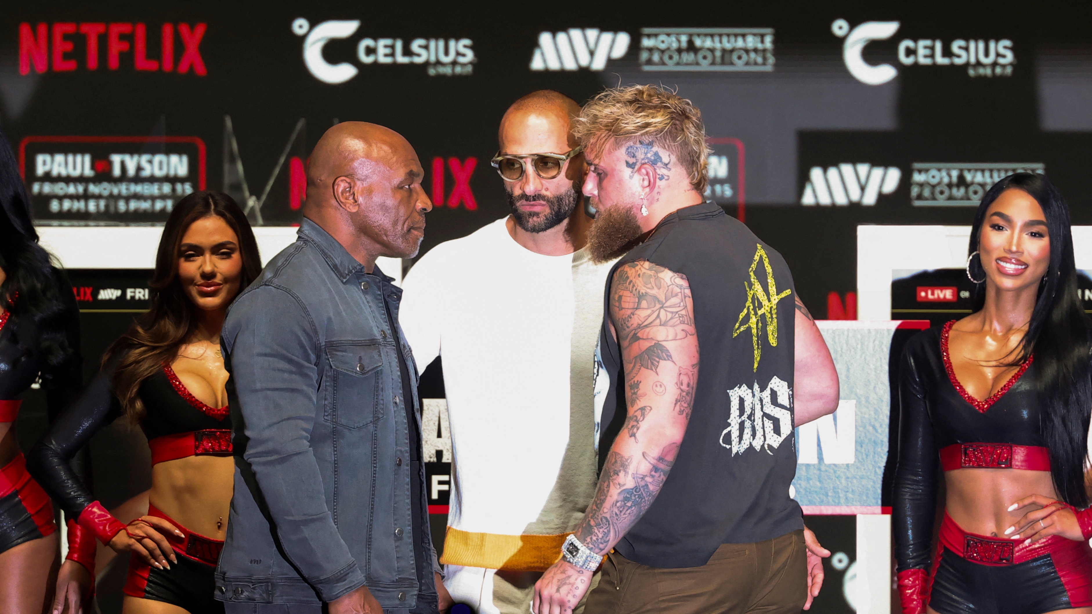 Se presentó la pelea Tyson-Paul: la pregunta que enojó a Mike, la reacción  de Jake ante los que apostaron en su contra y el áspero cara a cara -  Infobae