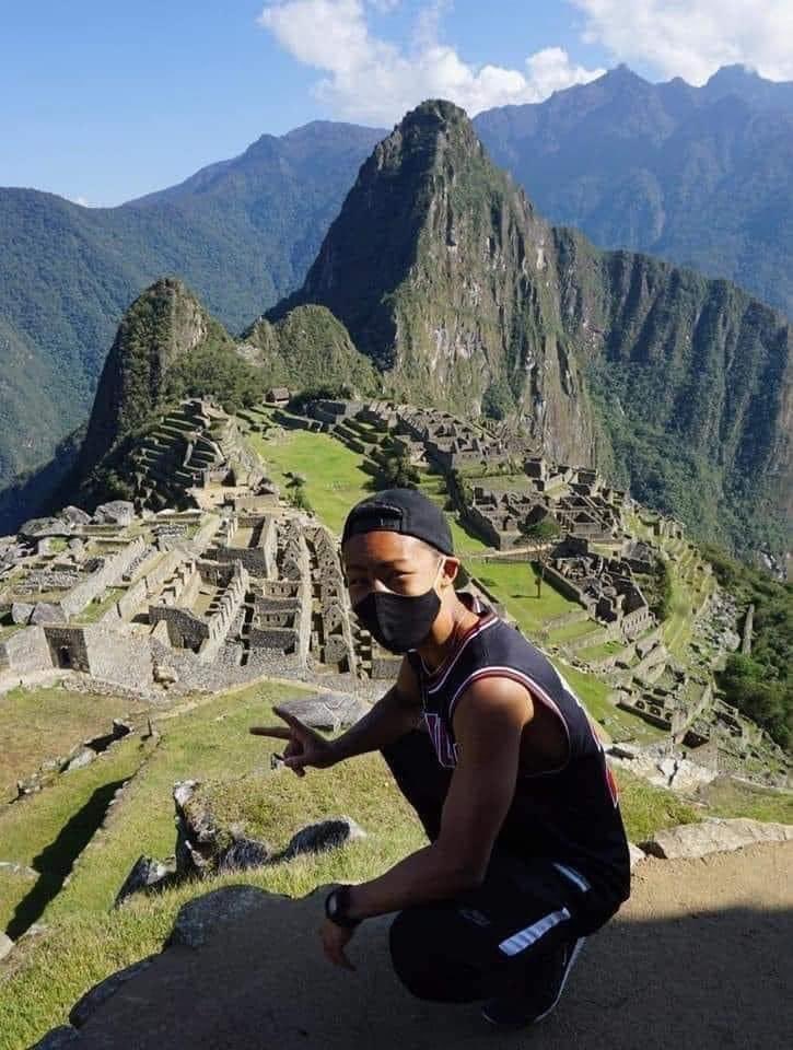 Jesse Takayama pudo disfrutar de Machu Picchu para él solo