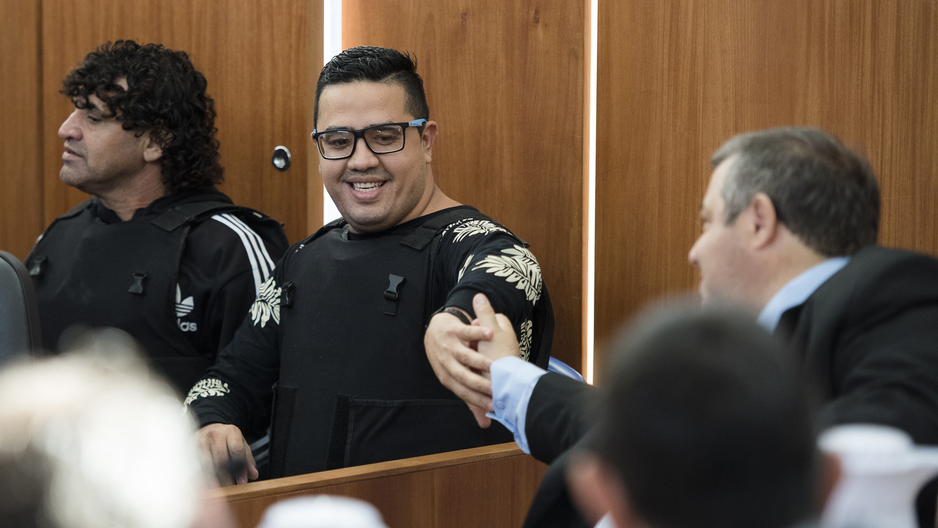 Ariel "Guille" Cantero, en uno de los juicios por los que recibió fuertes condenas. (foto Adrián Escandar)