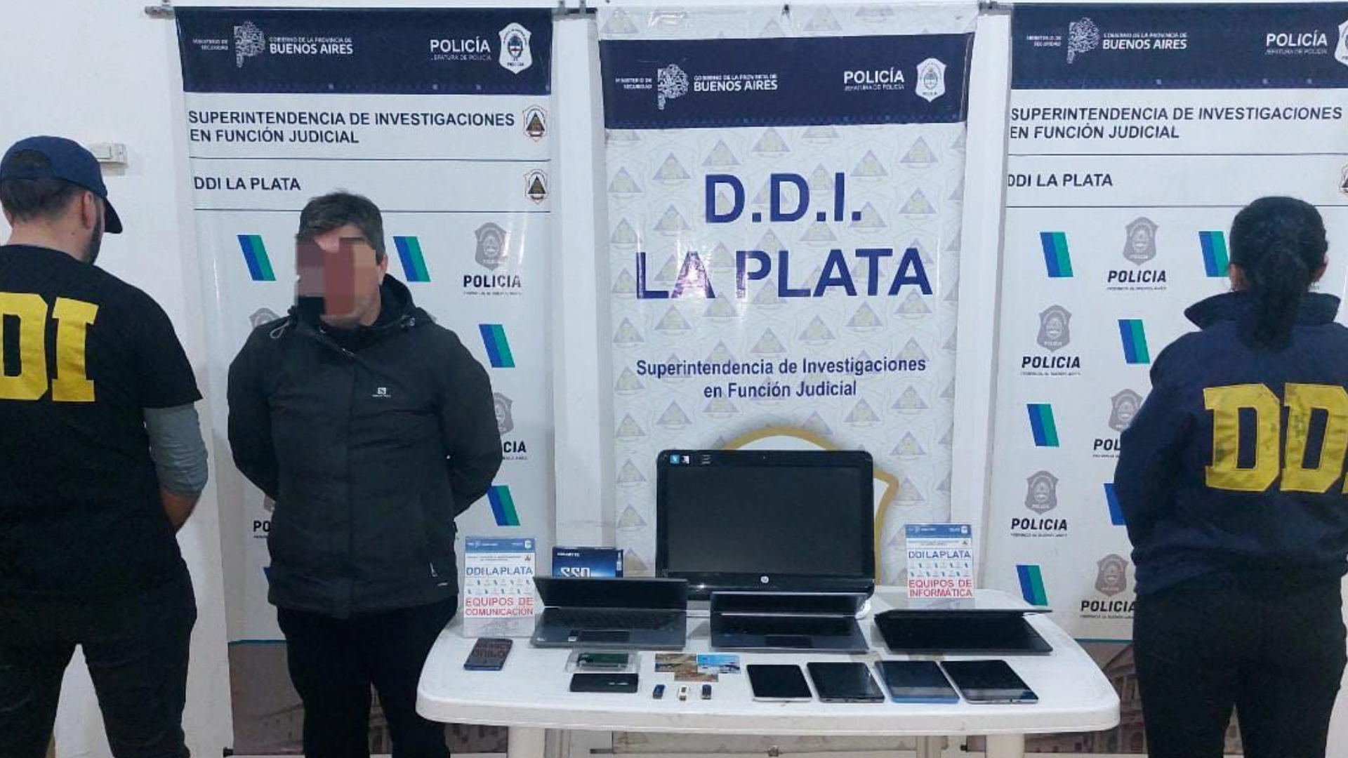 Cazorla se encuentra bajo custodia en la DDI La Plata.