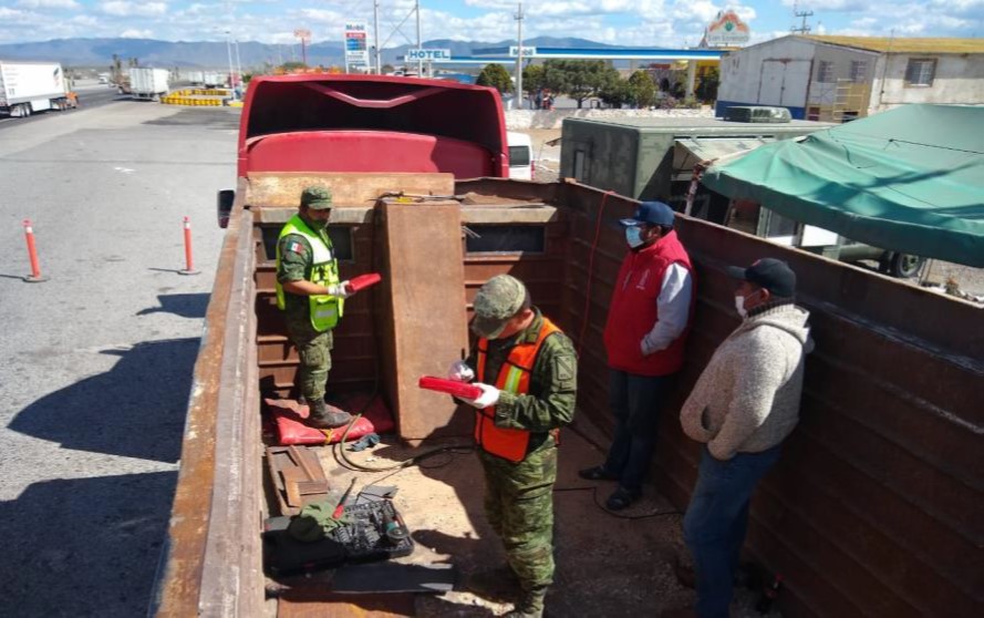 El narcótico fue interceptado tras labores de inteligencia (Foto: Sedena)