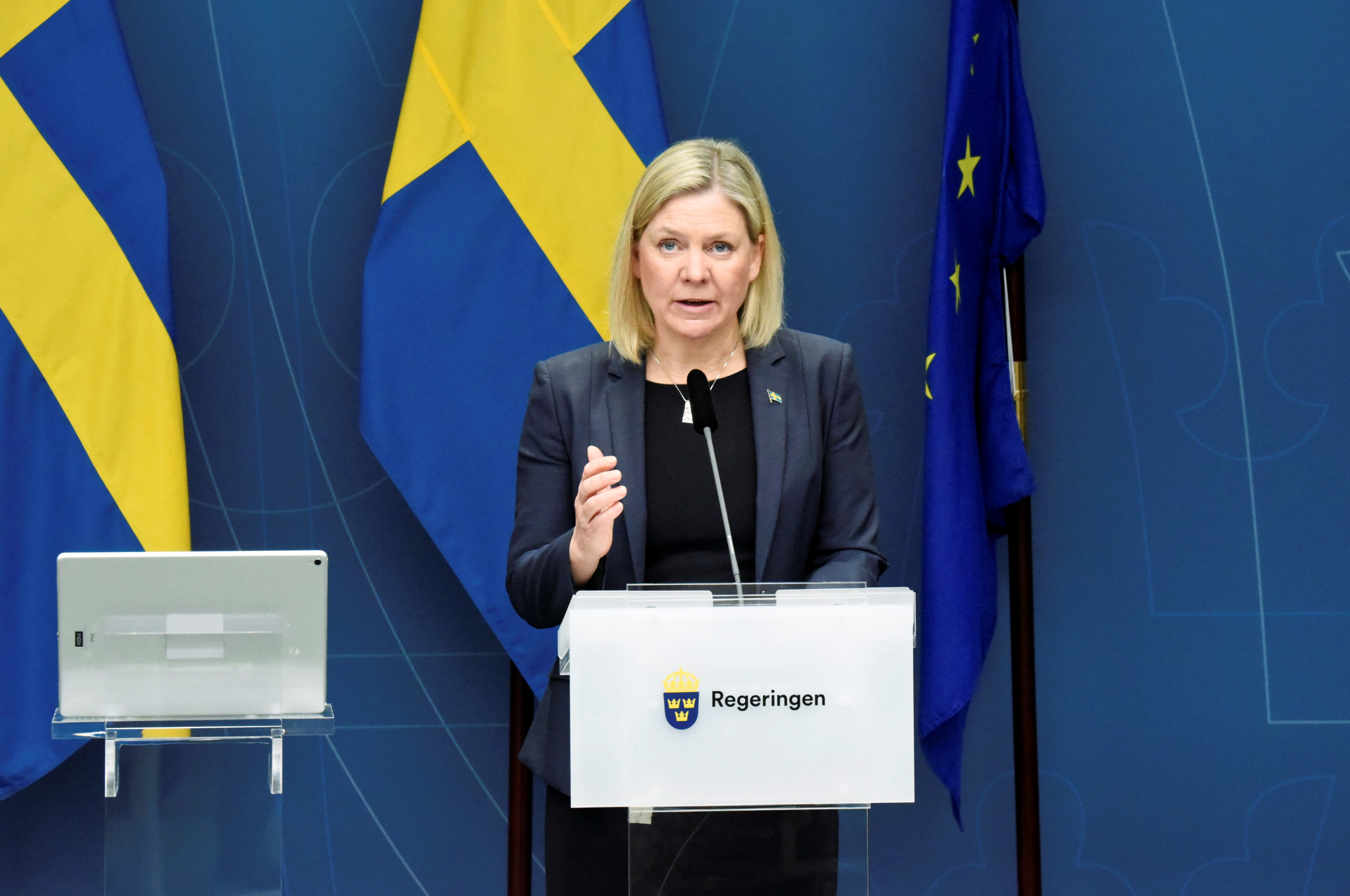 La primera ministra sueca, Magdalena Andersson (EFE)