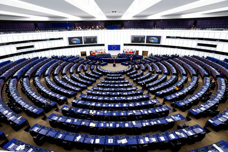 FOTO DE ARCHIVO: Una vista general en el Parlamento Europeo (REUTERS/Yves Herman)