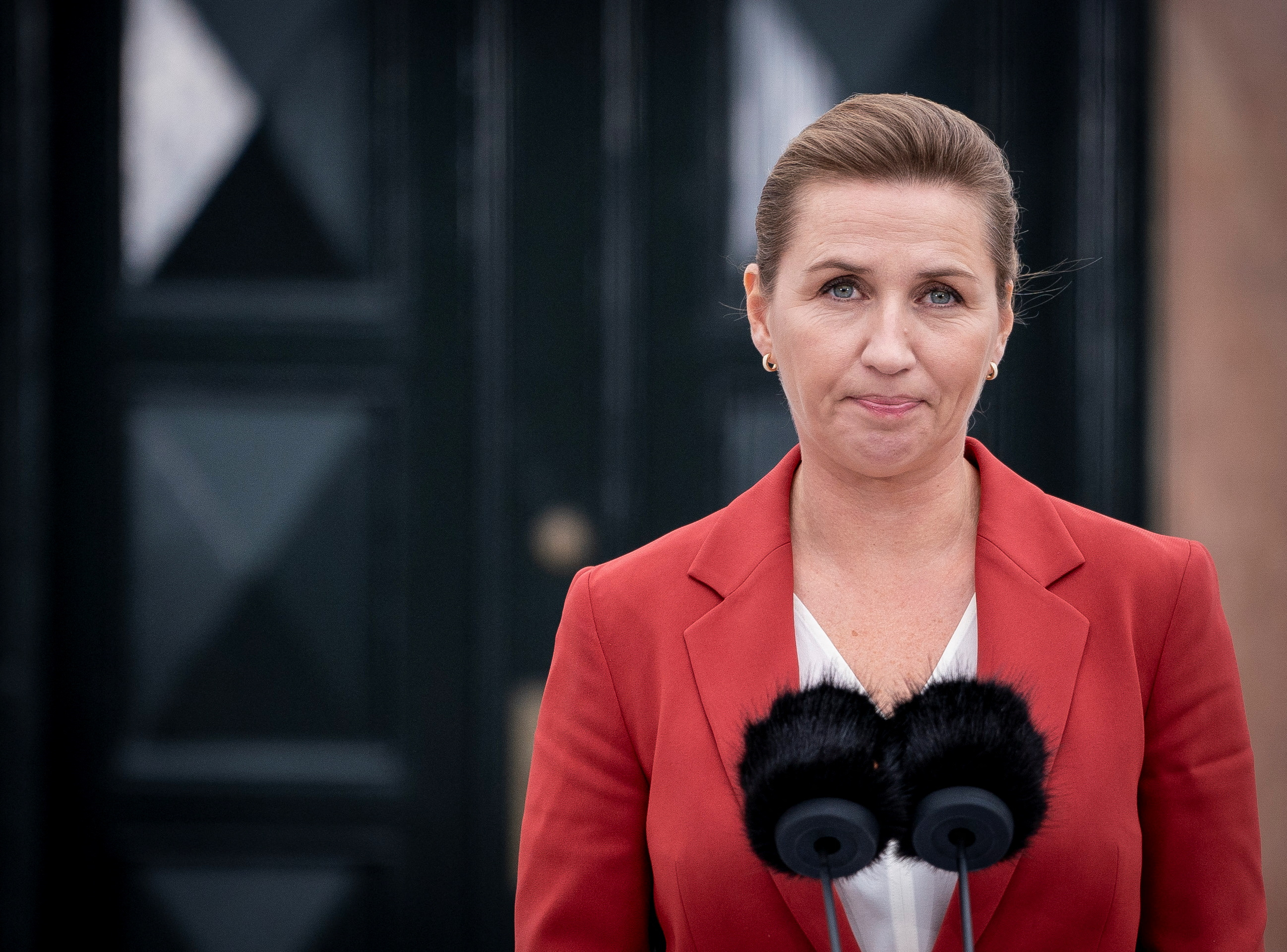 Primera ministra de Dinamarca, Mette Frederiksen (Ritzau Scanpix/via REUTERS ATTENTION EDITORS)