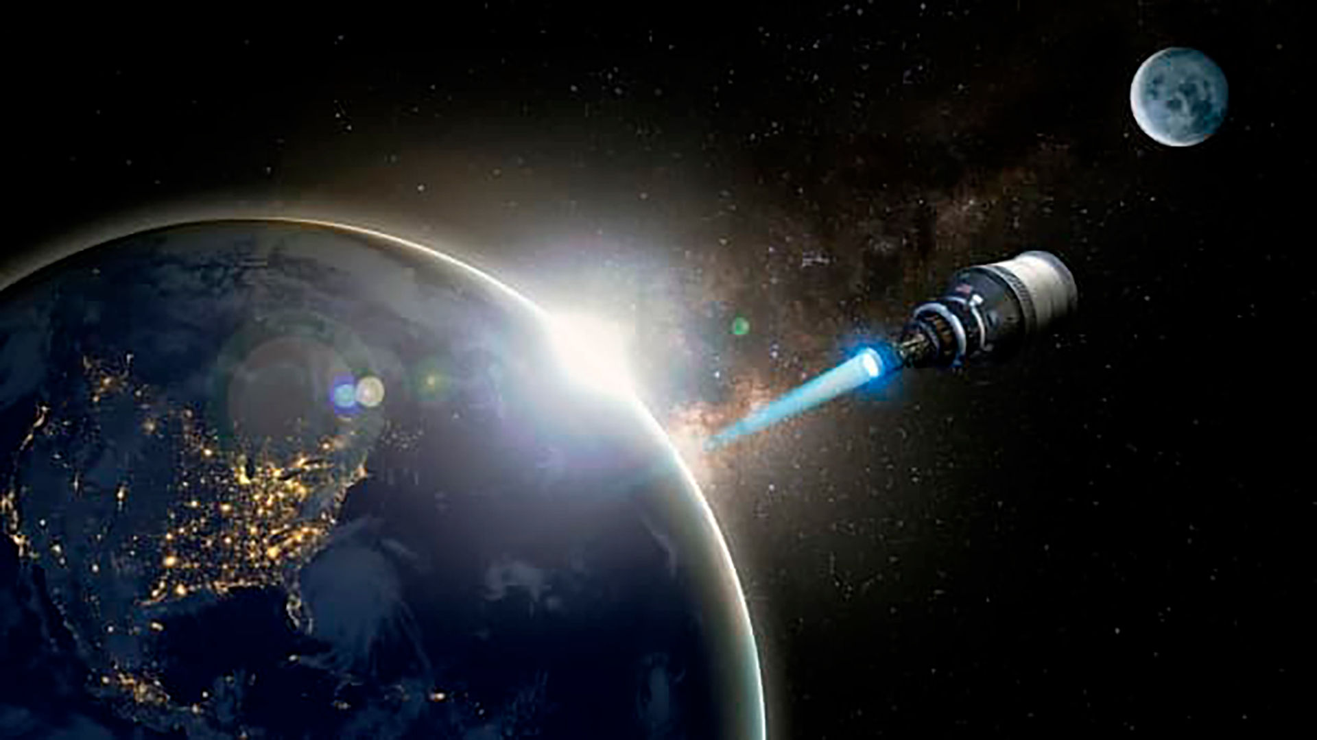 Uno de los objetivos de Blue Origin a corto plazo es que el público pueda pagar por un viaje de unos minutos o de unos días sin gravedad al espacio (DARPA)
