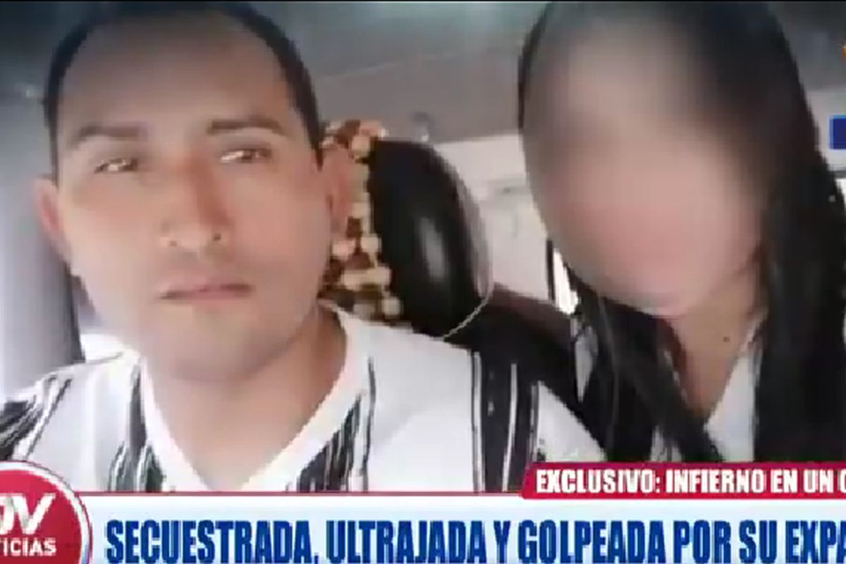 Joven denuncia habar sido secuestrada y ultrajada por su expareja. | Imagen: ATV Noticias