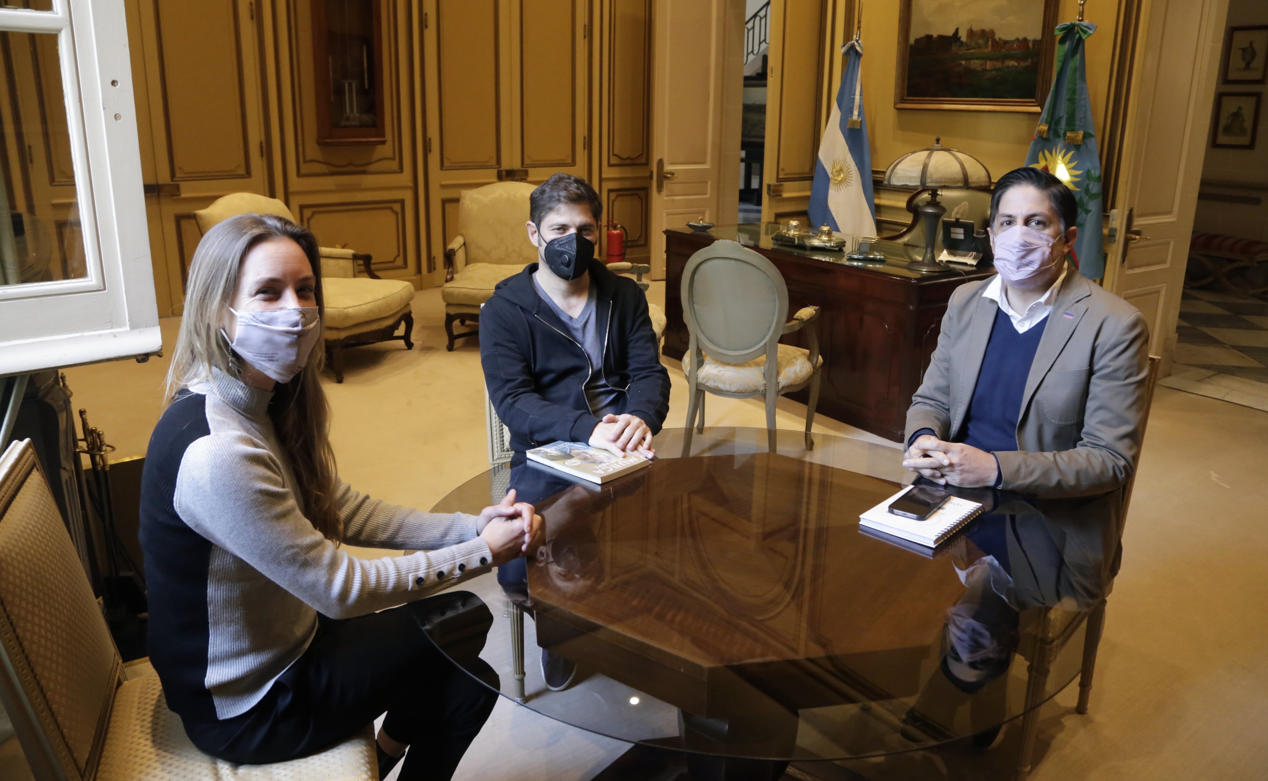Axel Kicillof y Nicolás Trotta se reunieron para delinear los detalles del regreso de las clases presenciales en la provincia de Buenos Aires 