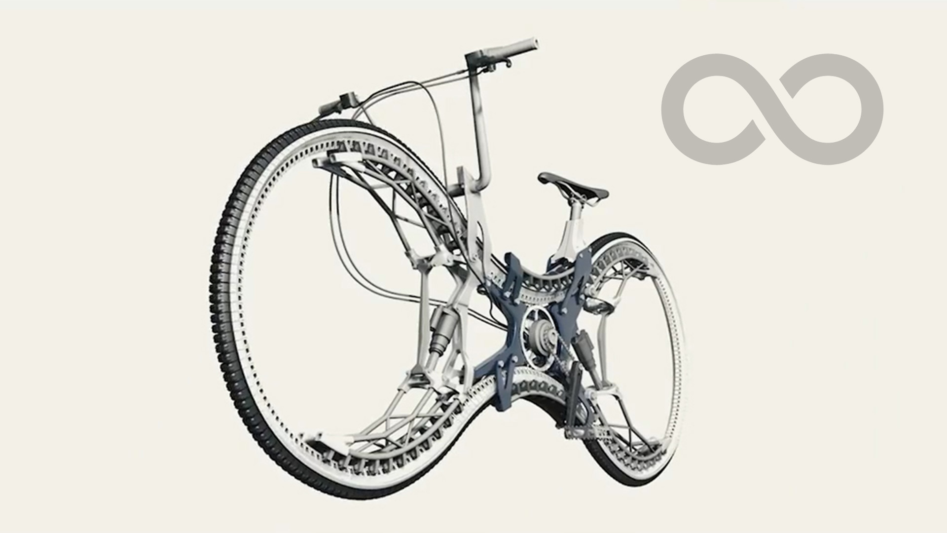 repollo de nuevo Extracción Una o dos ruedas?: cómo funciona la curiosa bicicleta que se desplaza sobre  un símbolo del infinito - Infobae