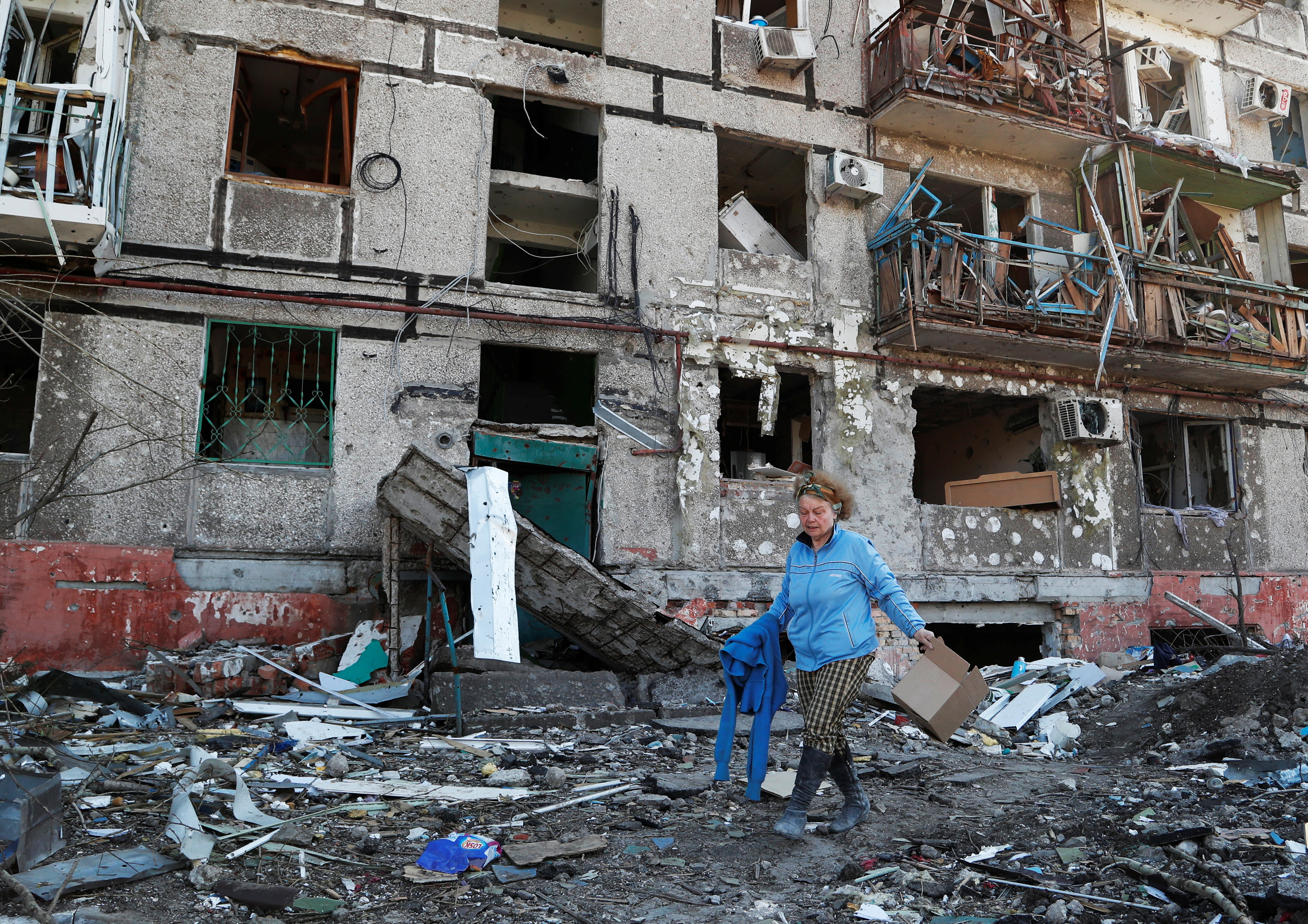 La destrucción en Mariupol (REUTERS/Alexander Ermochenko)