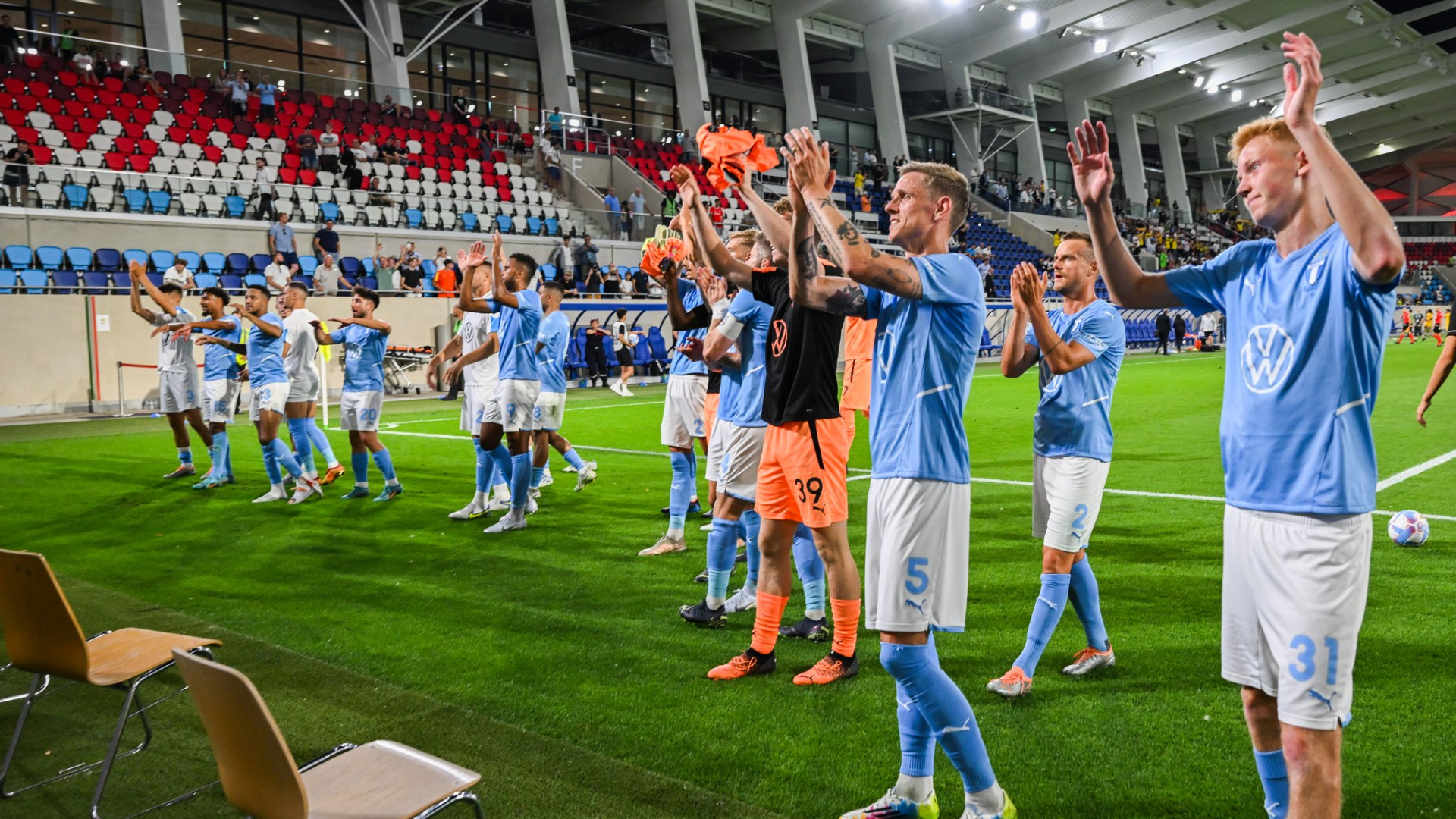Malmö se ubica en el sexto lugar de la liga sueca. (Malmö FF)
