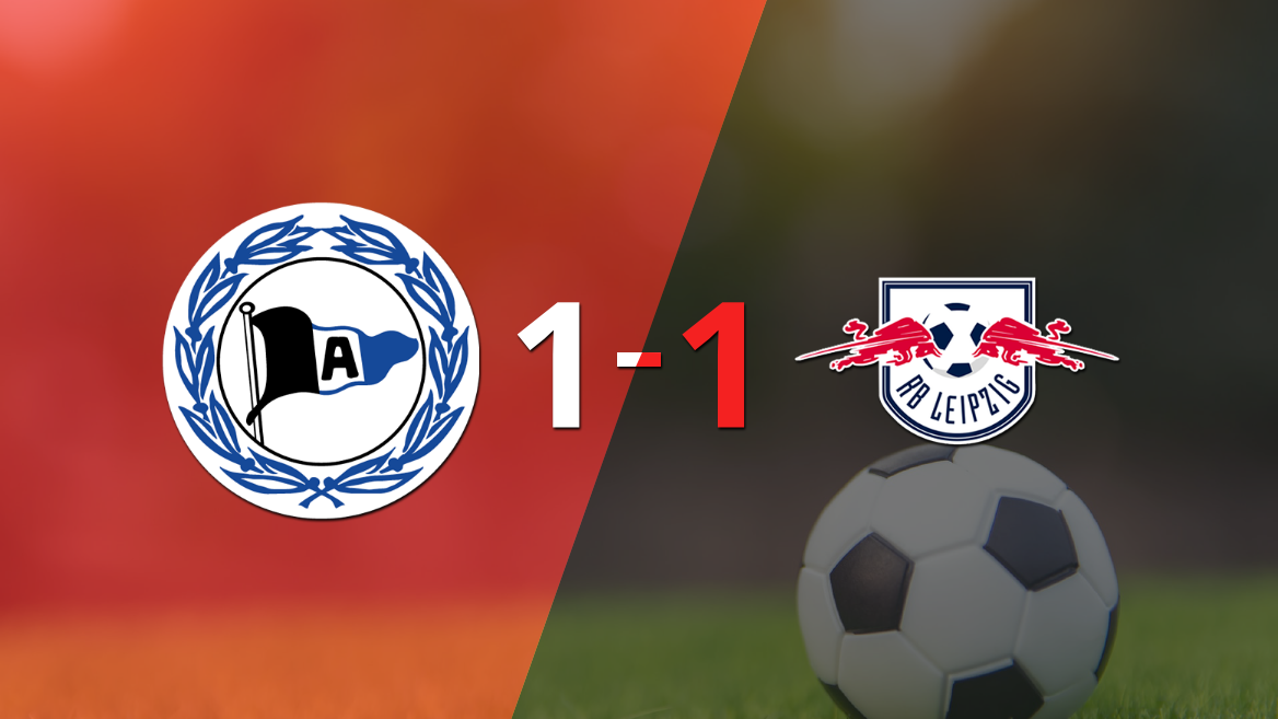 Arminia Bielefeld y RB Leipzig se reparten los puntos y empatan 1-1
