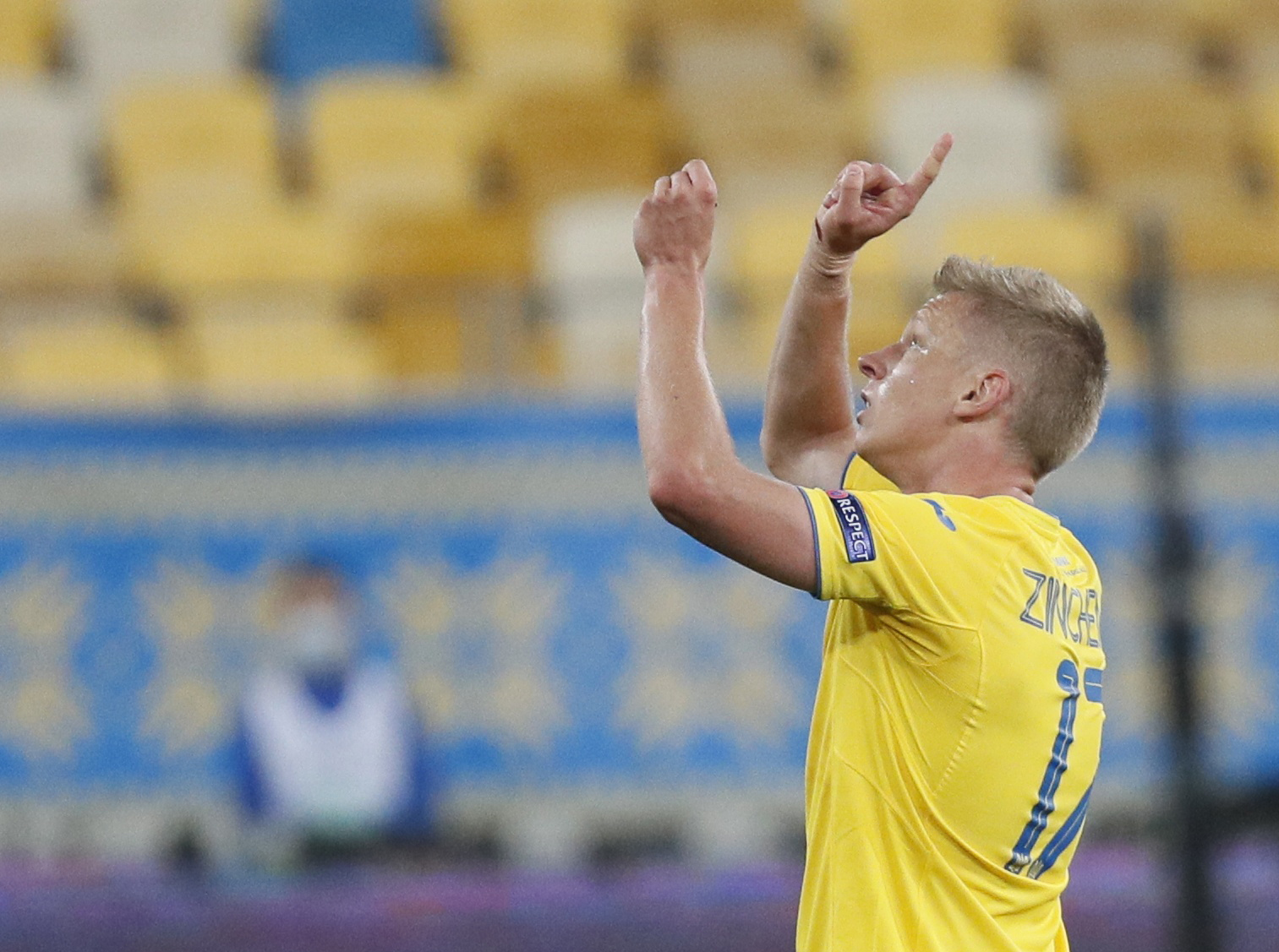 Oleksandr Zinchenko es la figura de la selección de Ucrania (Foto: REUTERS)