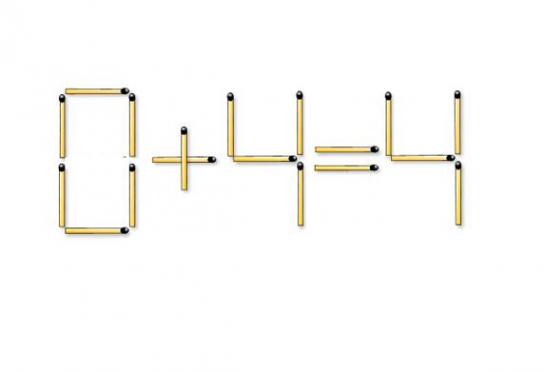 Acertijos con fósforos. (foto: ACV)