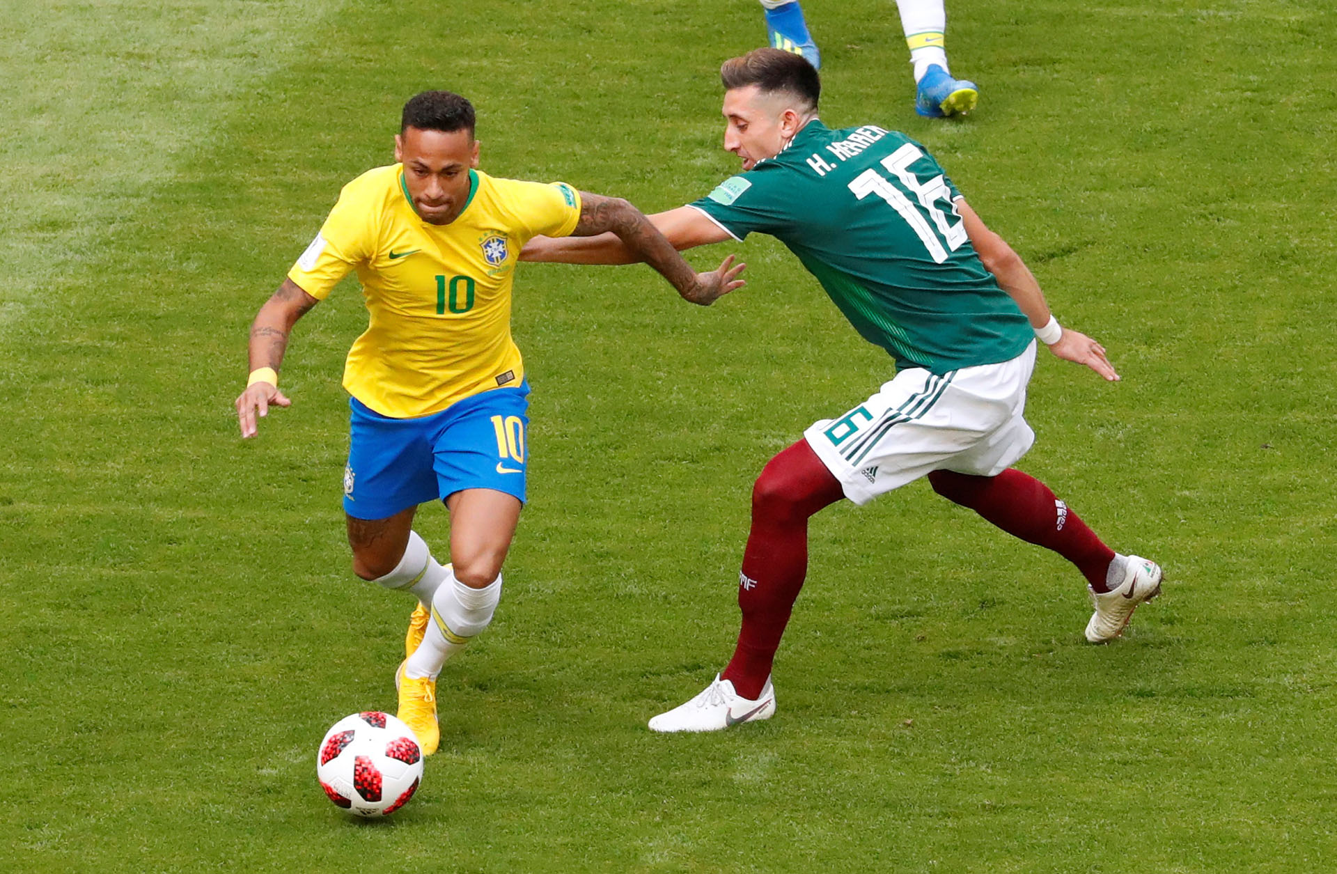 Brazil and Mexico face off in Samara