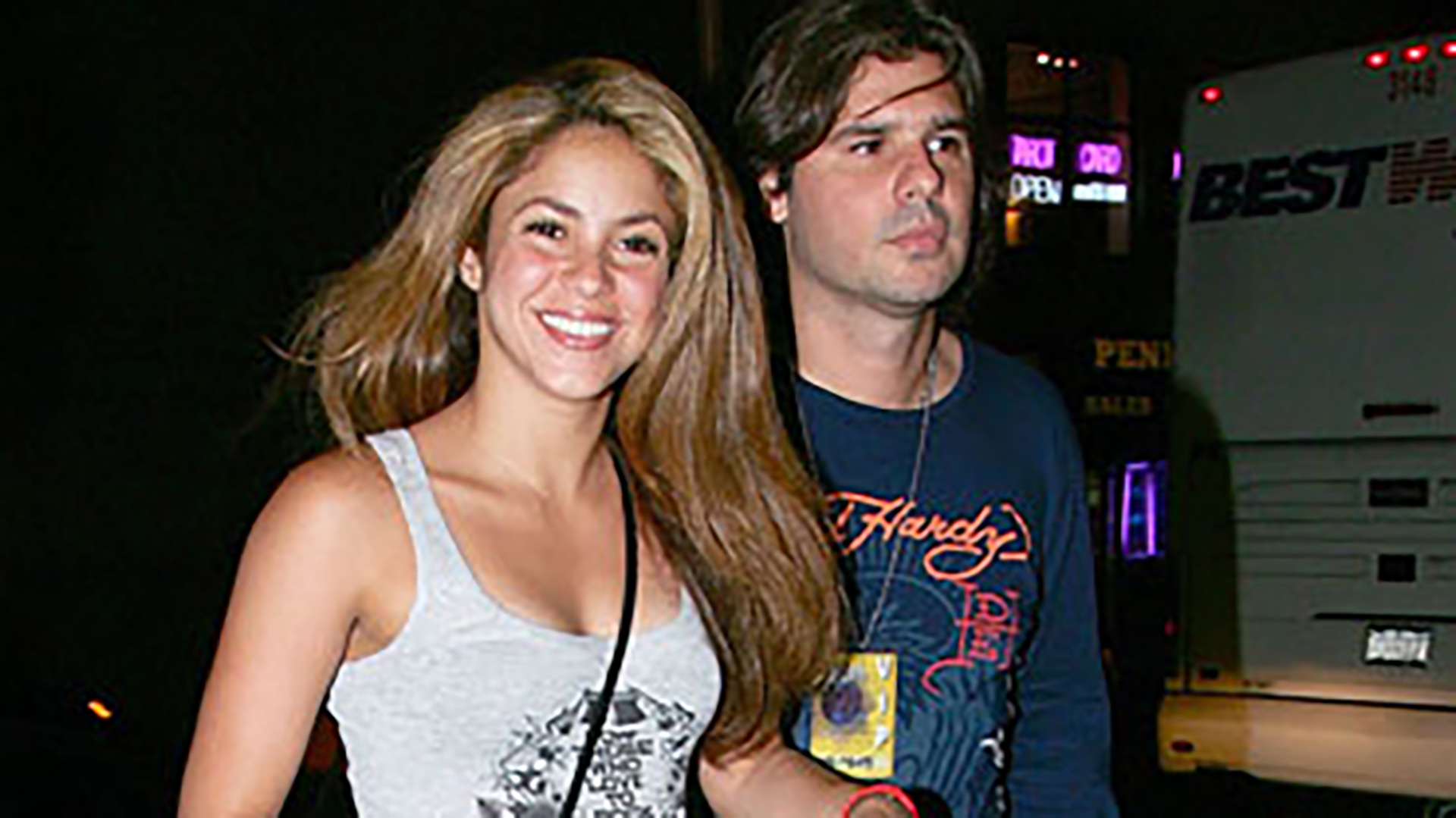 Shakira and Antonio de la Rúa, when they were together