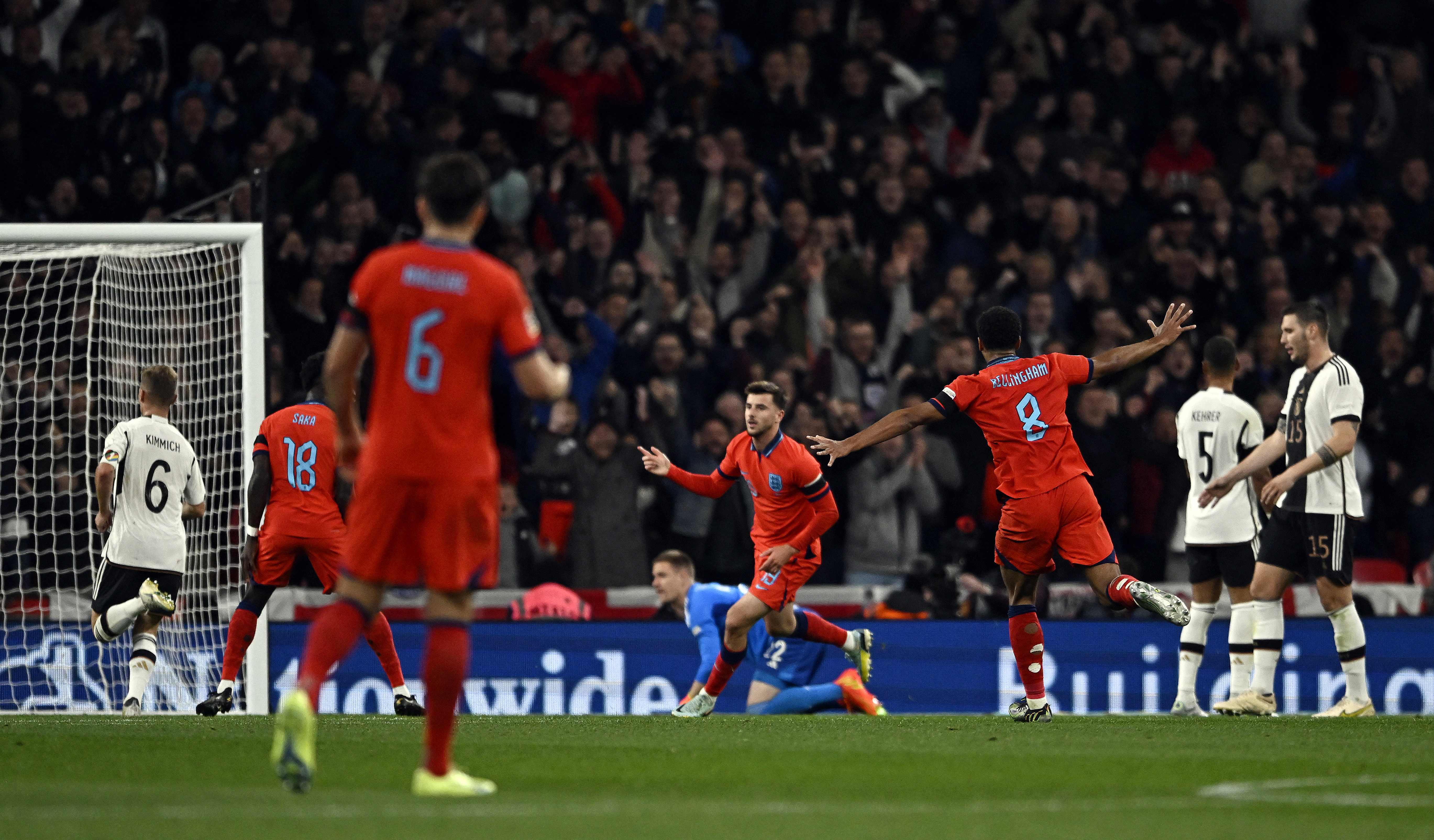 En un partido electrizante, Inglaterra y Alemania empataron 3-3 en Wembley: los goles de la jornada de Nations League