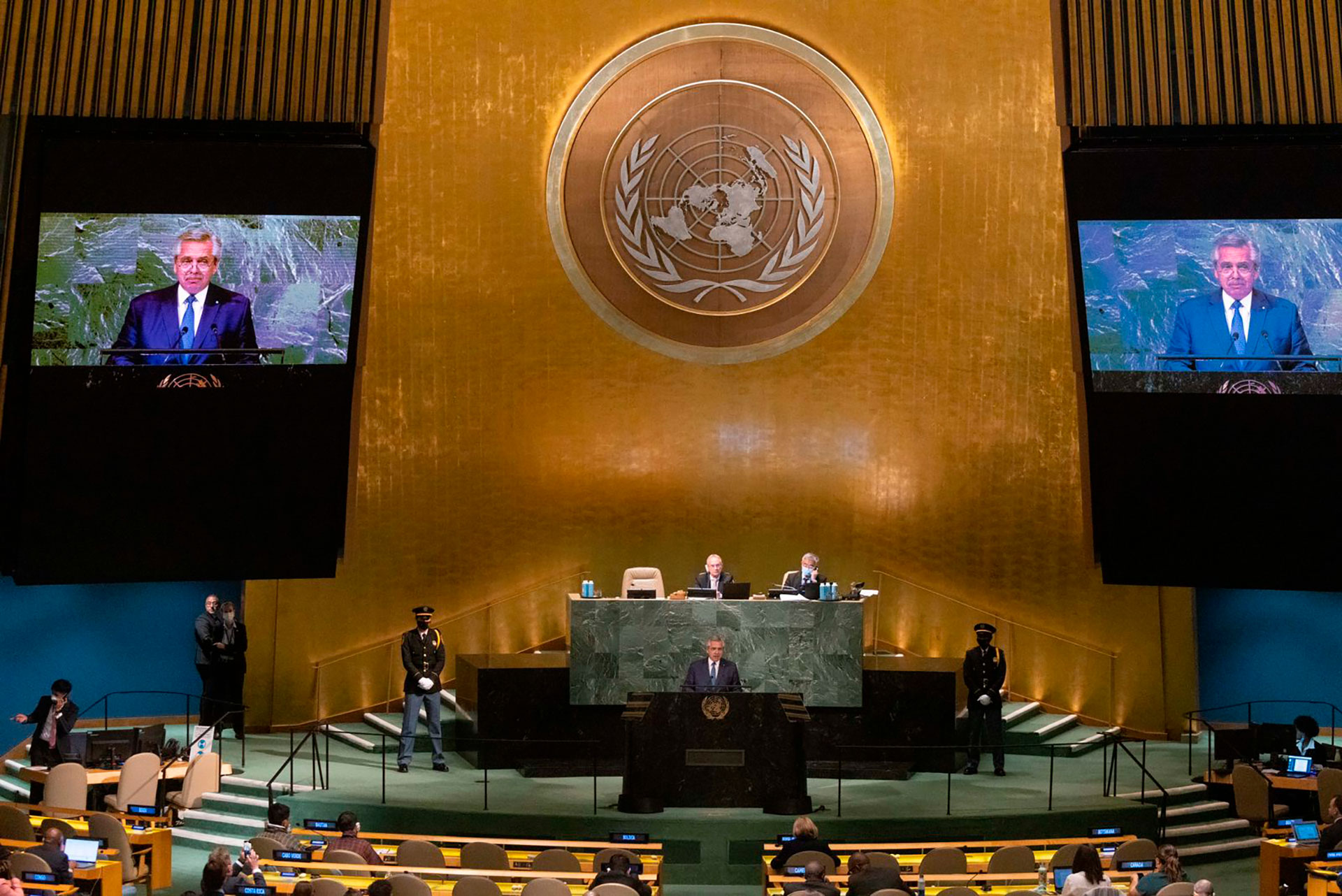El Presidente intervino en el 77º Período de sesiones de la Asamblea General de la ONU
