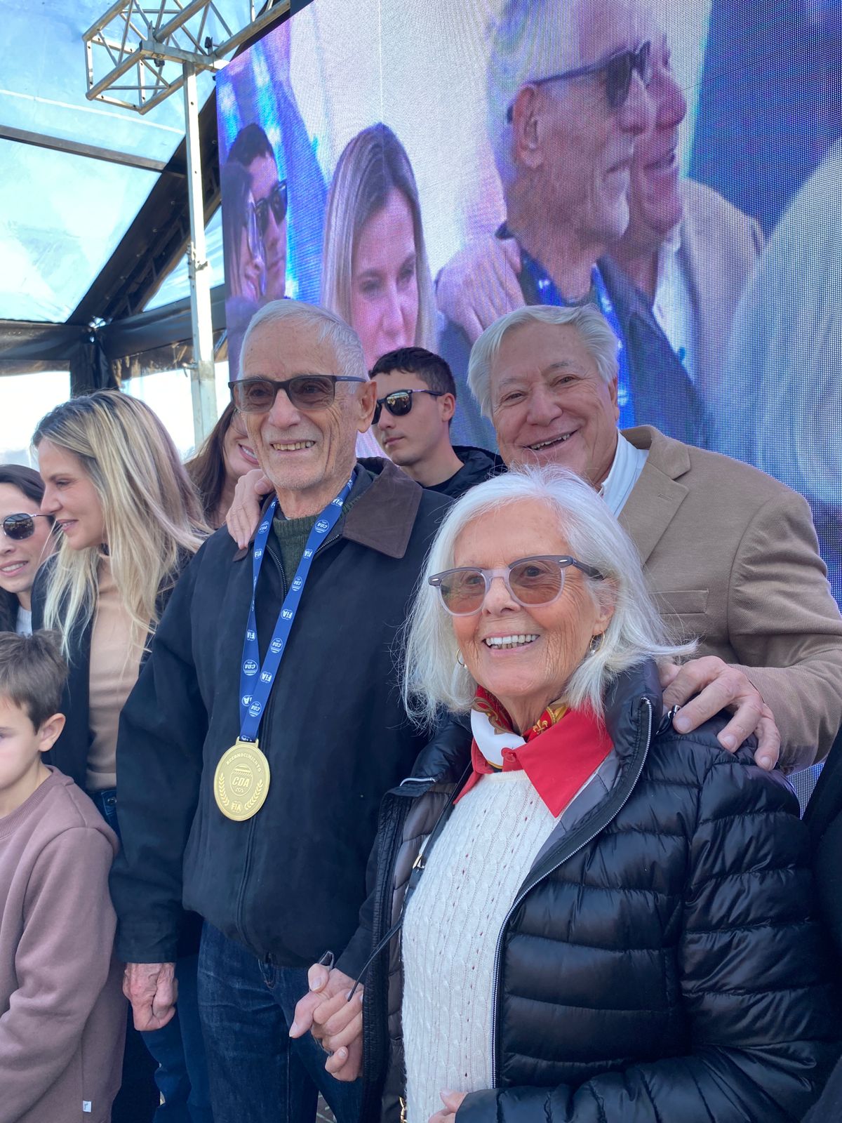 Oreste Berta recibi&oacute; un emotivo homenaje en Alta Gracia: el detalle de la obra que lo honra