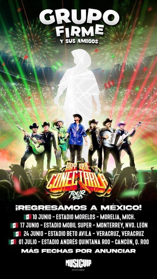 Grupo Firme anunció gira por México fechas y precios de boletos Infobae