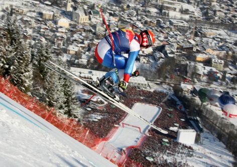RÈfÈrence : a11-kimd-ab-01-250Theme : ALPINEStyle : ACTIONPeople : MENDiscipline : DOWNHILLRacer's name : CUCHE DidierNationality : SUIPlace : KITZBUEHEL (AUT) 2011Event : AUDI FIS ALPINE SKI WORLD CUP 2011Skis : HEADCopyright : Alexis BOICHARD/AGENCE ZOOM