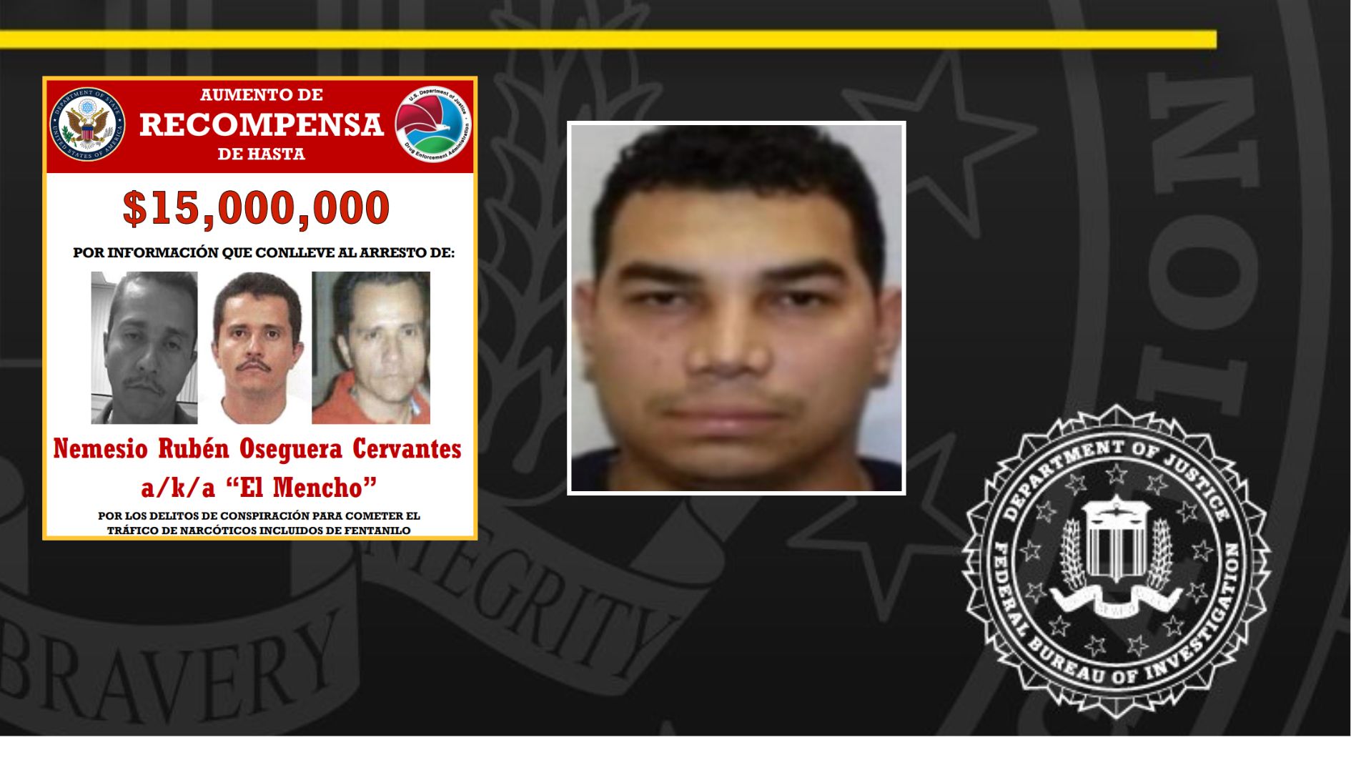 Tras caída de 'El Mencho', un narco colombiano podría comandar el cártel  mexicano CJNG: a “La Firma” lo busca el FBI y ofrecen millonaria recompensa  - Infobae