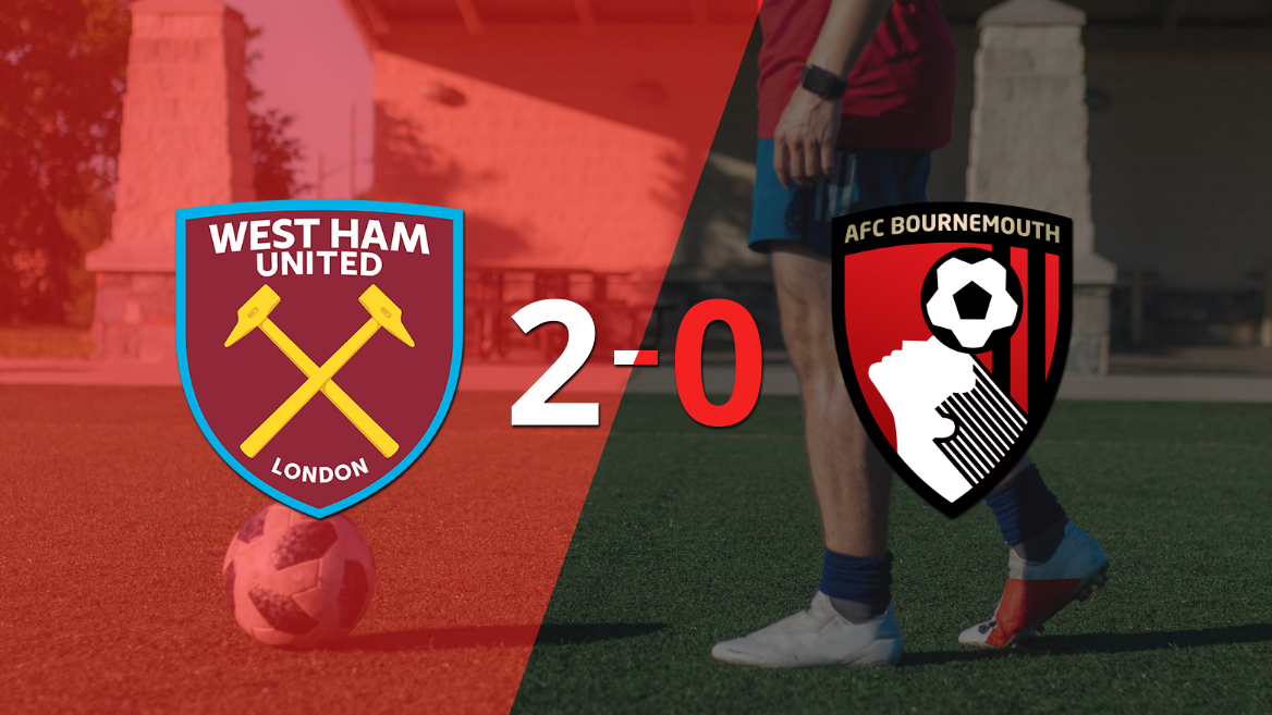 Derrota de Bournemouth por 2-0 en su visita a West Ham United