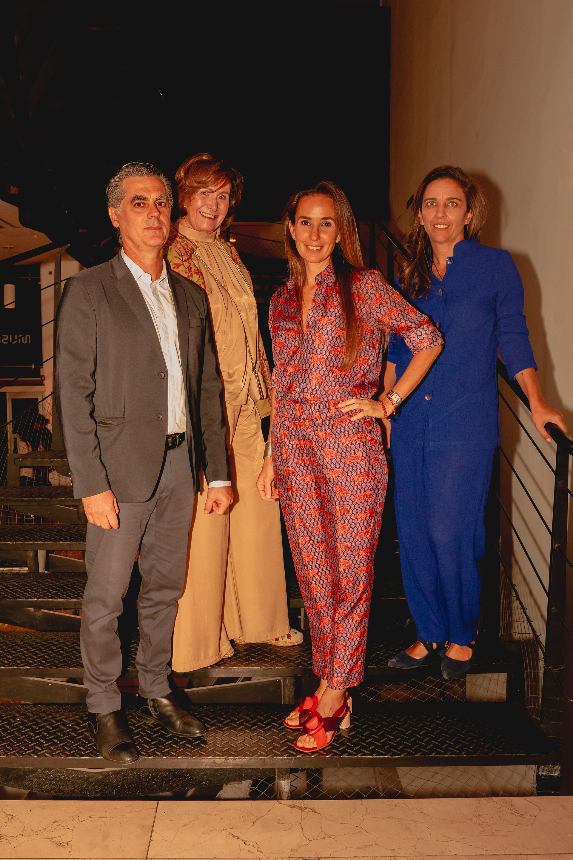 Sergio Cantarovici, Chantal de Erdozain, Florencia Binder y Violeta Quesada 