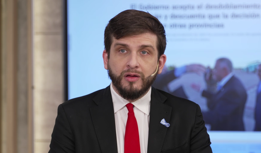 Dubois habl&oacute; sobre la ca&iacute;da de la confianza en el Gobierno: 