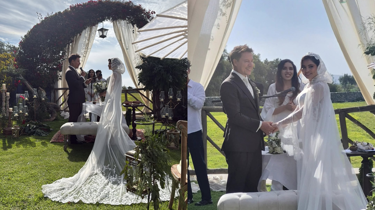 Salim Vera y Claudia Sobenes se casaron en Arequipa: elegancia, rock y  sentido homenaje a la madre del cantante - Infobae, image size:1280x720