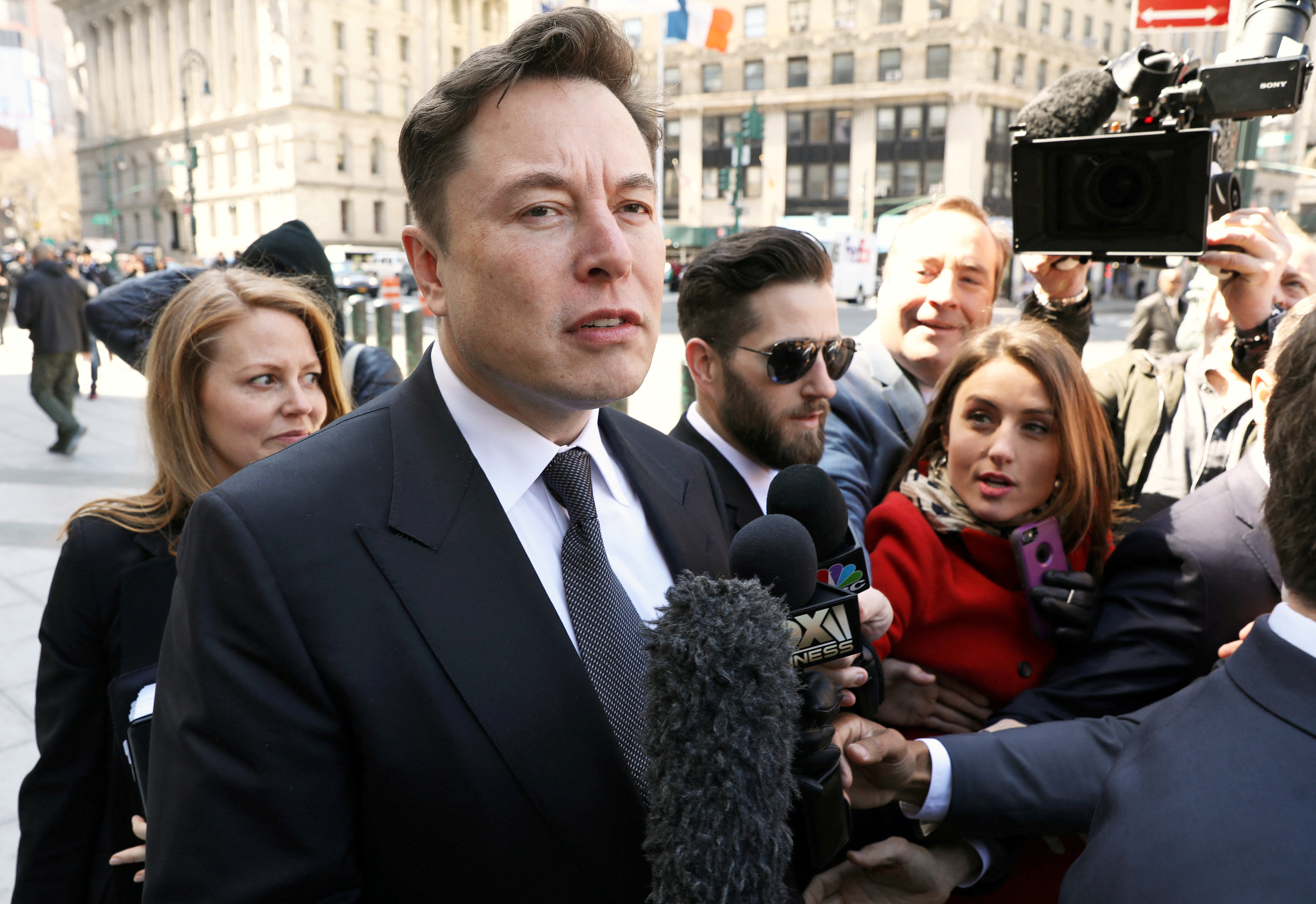 File photo of South African-American billionaire Elon Musk in New York City (REUTERS/Brendan McDermidt)