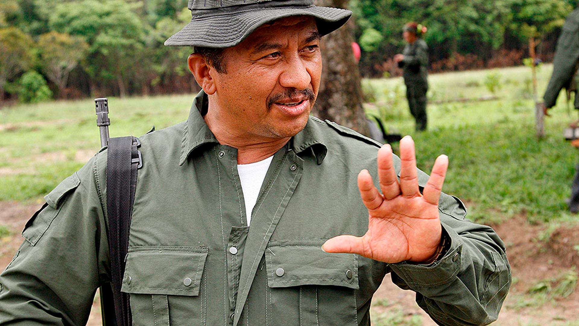 Gentil Duarte líder del Bloque Oriental, el grupo disidente de FARC más grande y peligroso de Colombia.