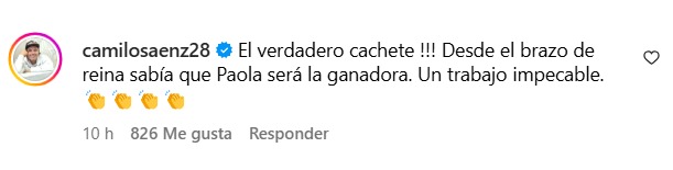 Famosos felicitaron a Paola Rey por su triunfo en 'Masterchef Celebrity': “Siempre me impactó tu disciplina, tenacidad y enfoque” - Infobae