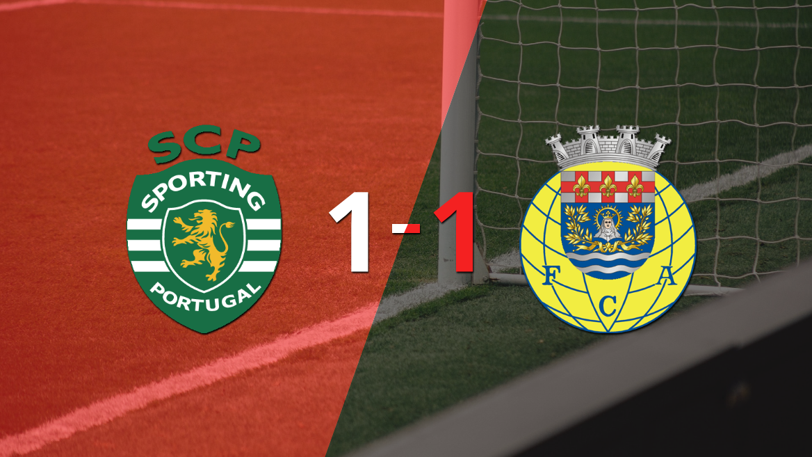 Sporting Lisboa no pudo en casa ante Arouca y empataron 1-1