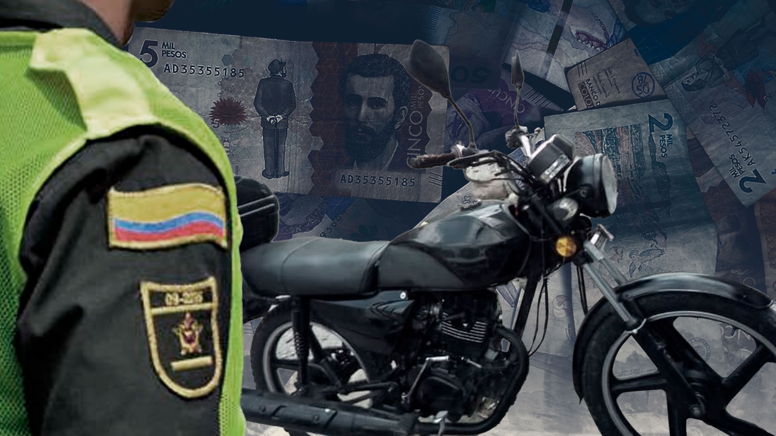 Cárcel para un patrullero que habría pedido dinero para devolver una moto en Medellín