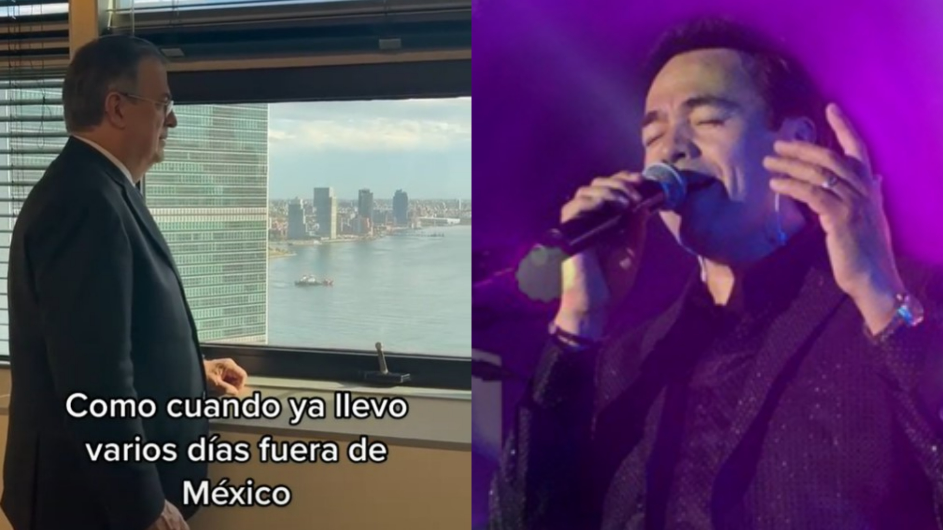 Tras varios días fuera del país, Marcelo Ebrard demostró cuánto extraña México con canción de Los Temerarios