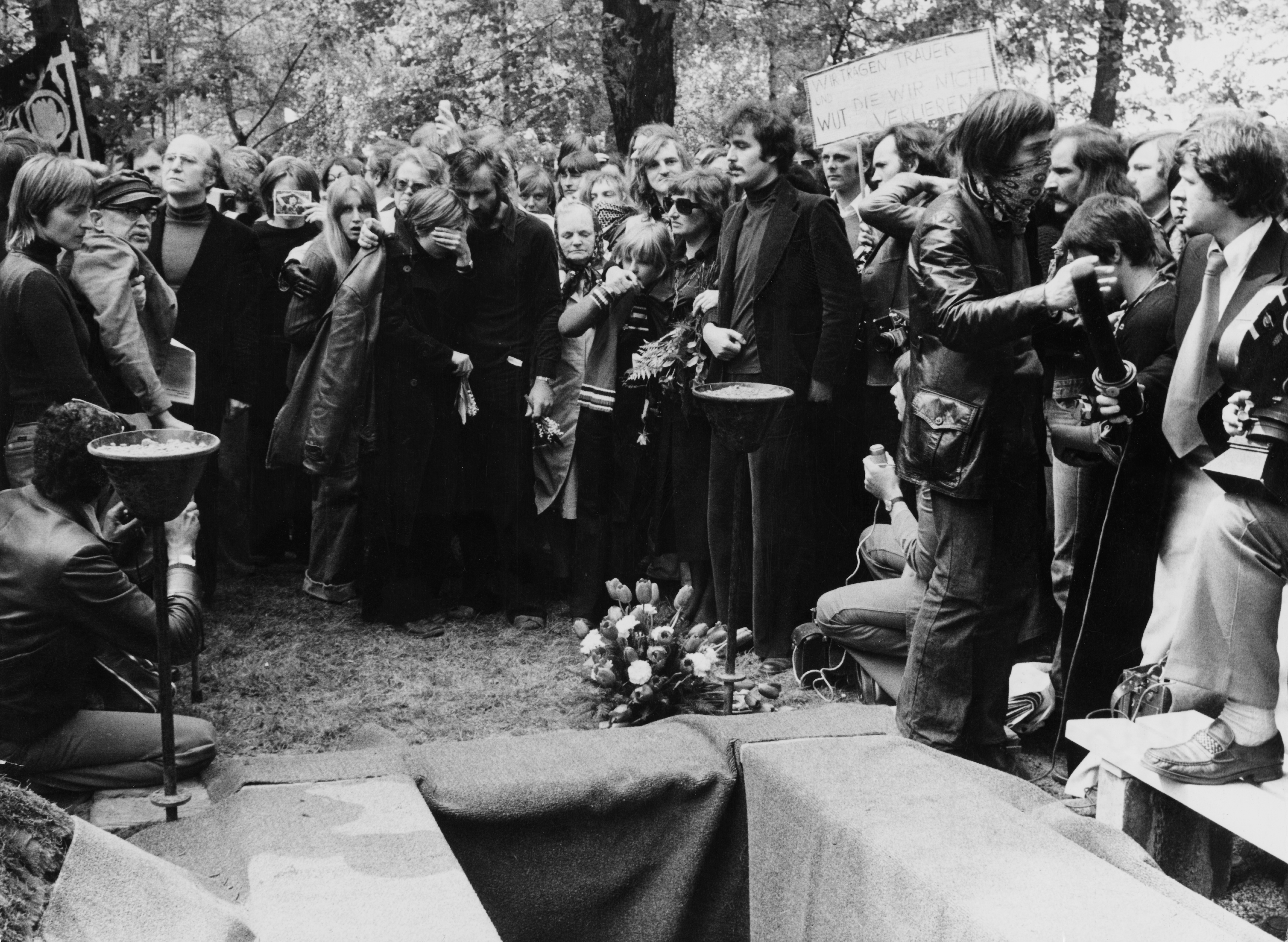 El funeral de Ulrike Meinhof (Getty Images)