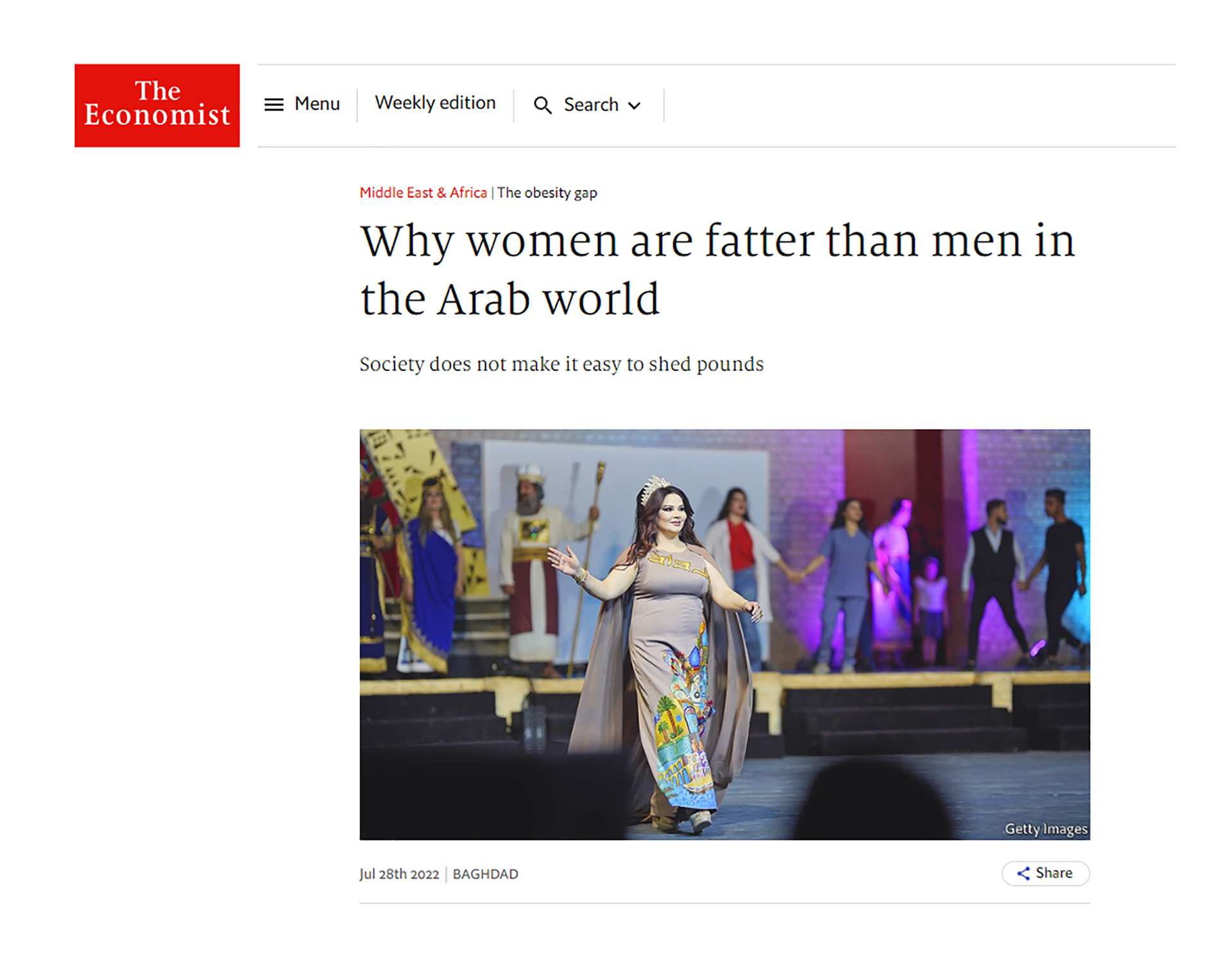 El artículo de The Economist que abrió la polémica