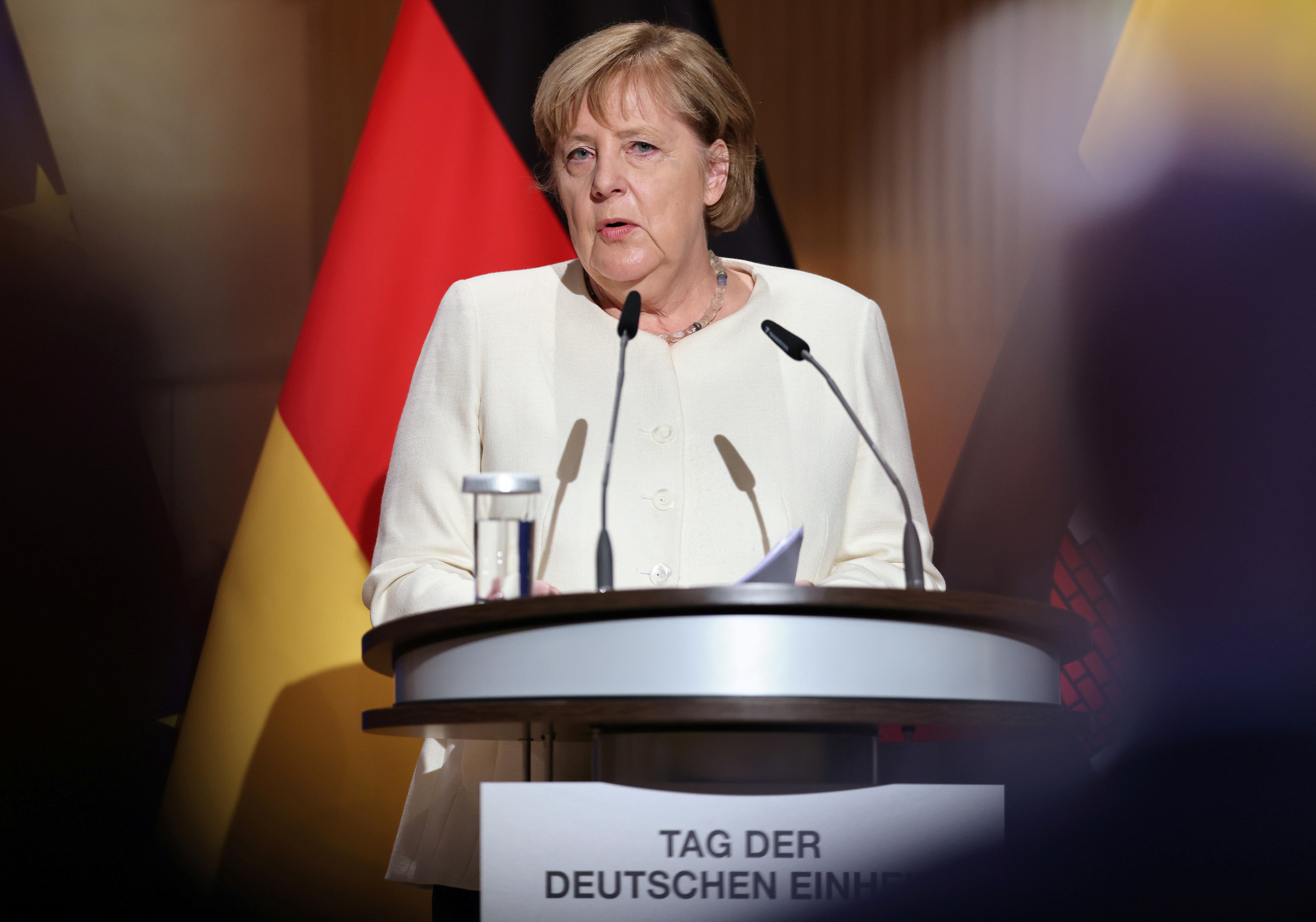 La canciller alemana, Angela Merkel (Jan Woitas/Pool via REUTERS)