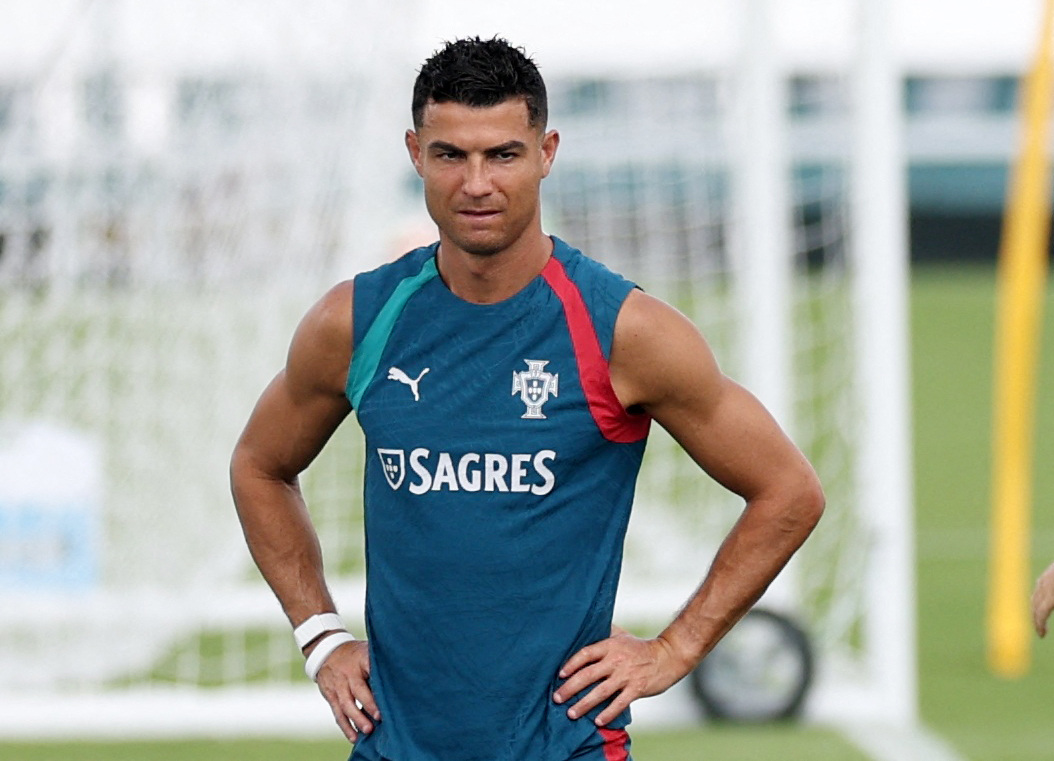 La rom&aacute;ntica foto de Cristiano Ronaldo con Georgina Rodr&iacute;guez luego de convertir sus primeros goles con Portugal en el Mundial